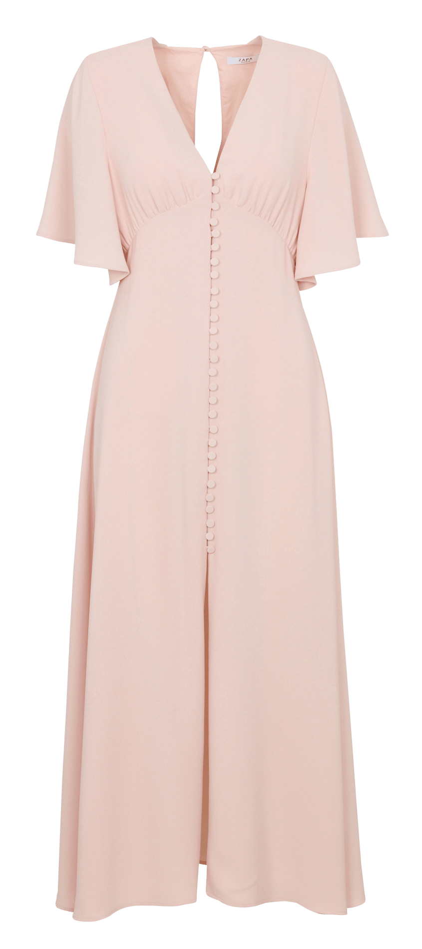 Lange soepele jurk ZAPA Beige