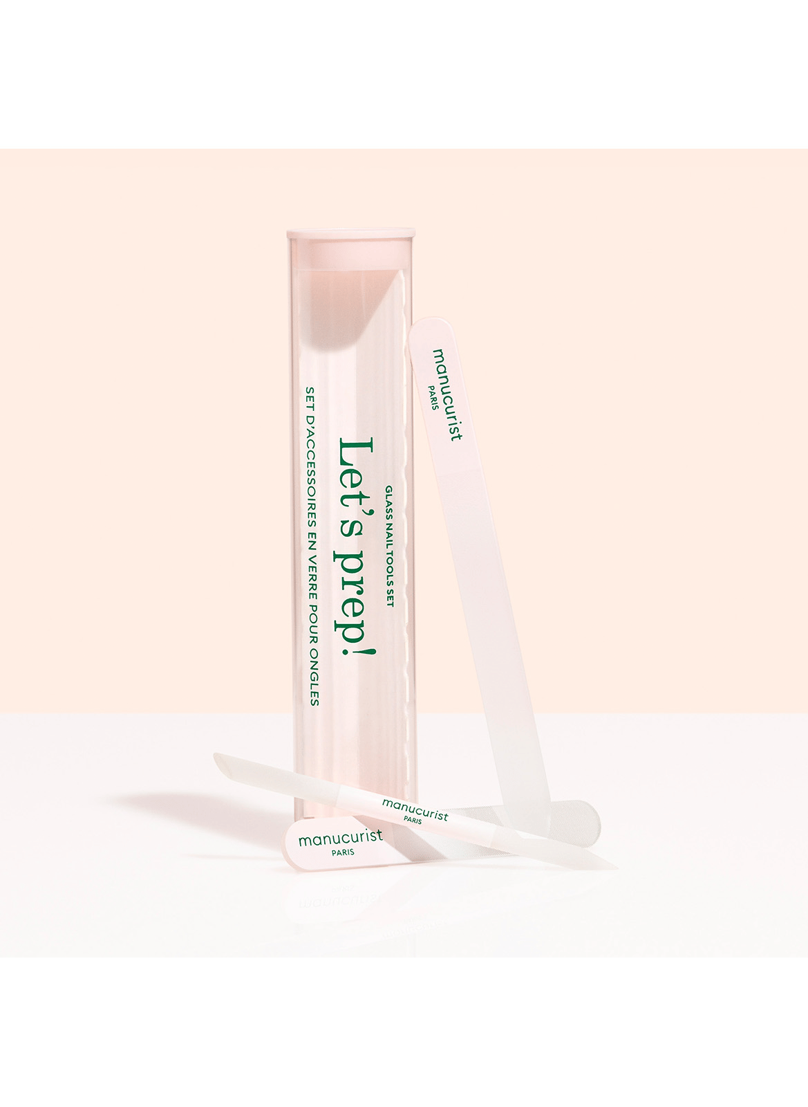 Trio accessoires pour ongles en verre MANUCURIST No color