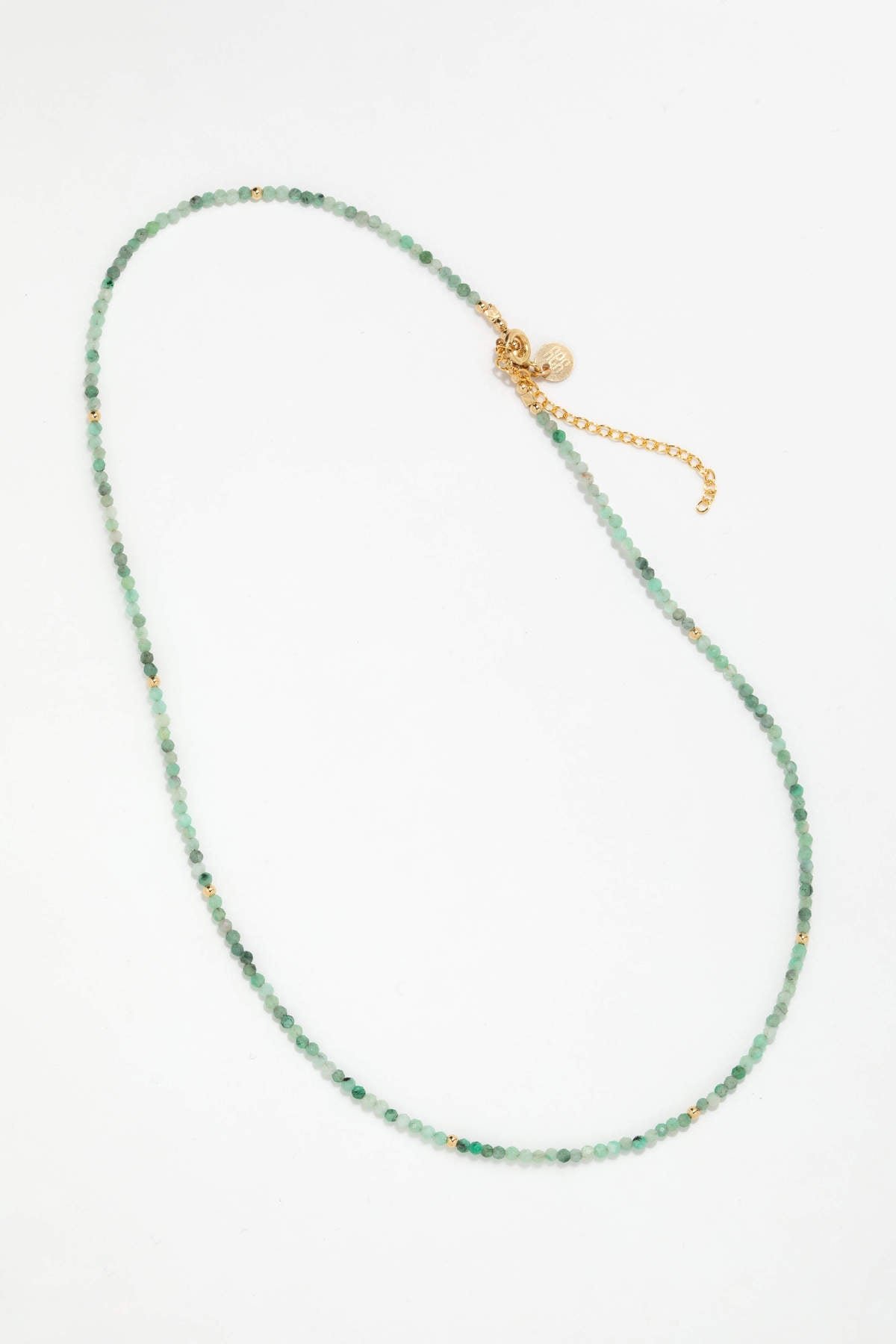40cm Necklace - Emerald YAY Green