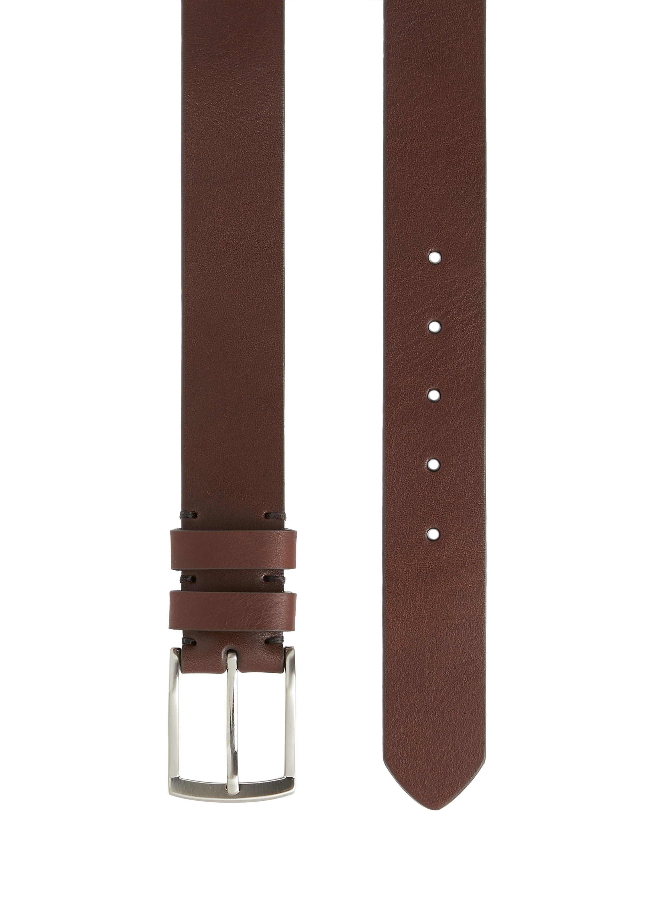Black leather belt cei ley 11249 40mm AU PRINTEMPS PARIS Brown