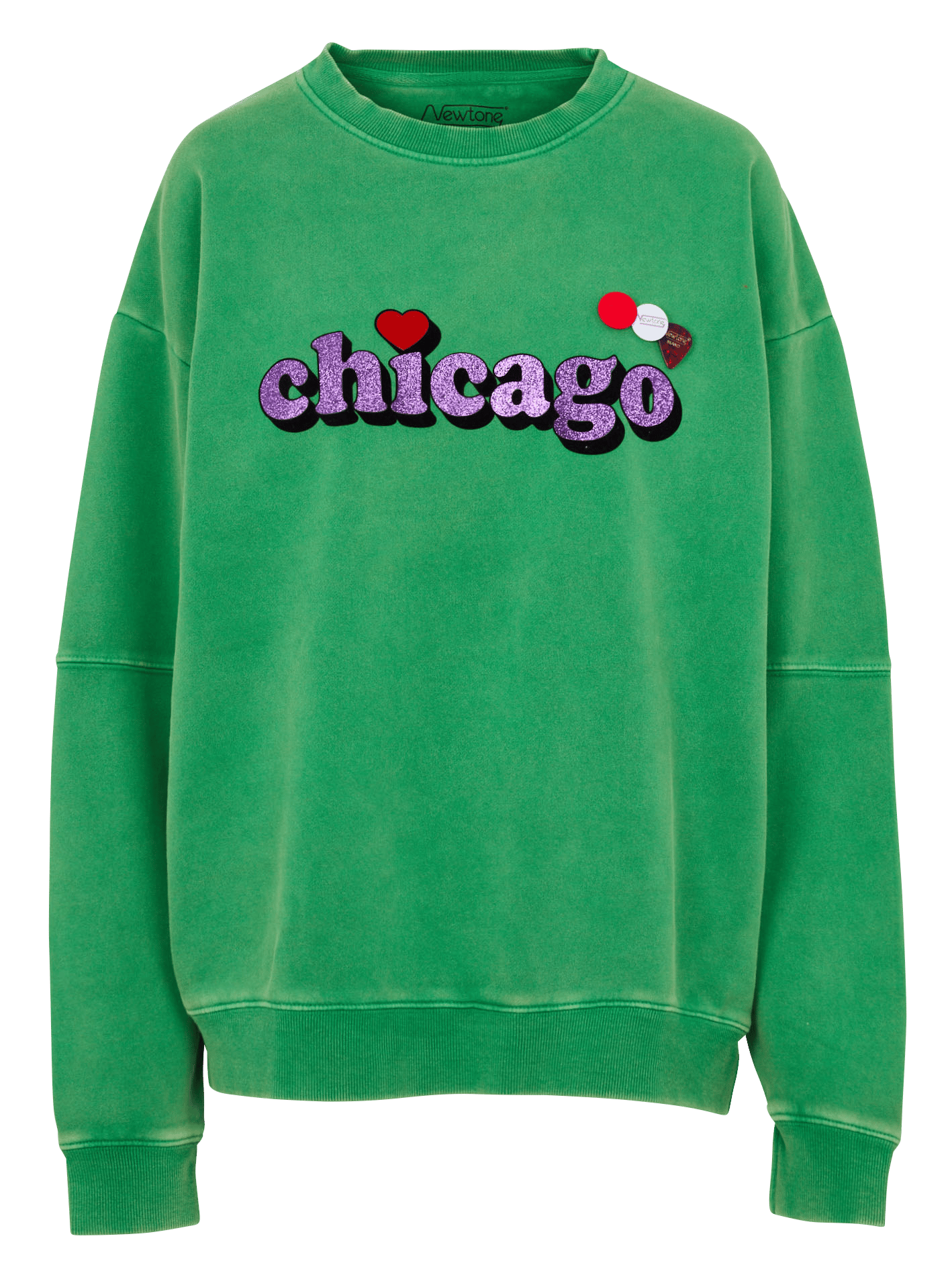 Sweat oversize en coton mélangé NEWTONE Vert