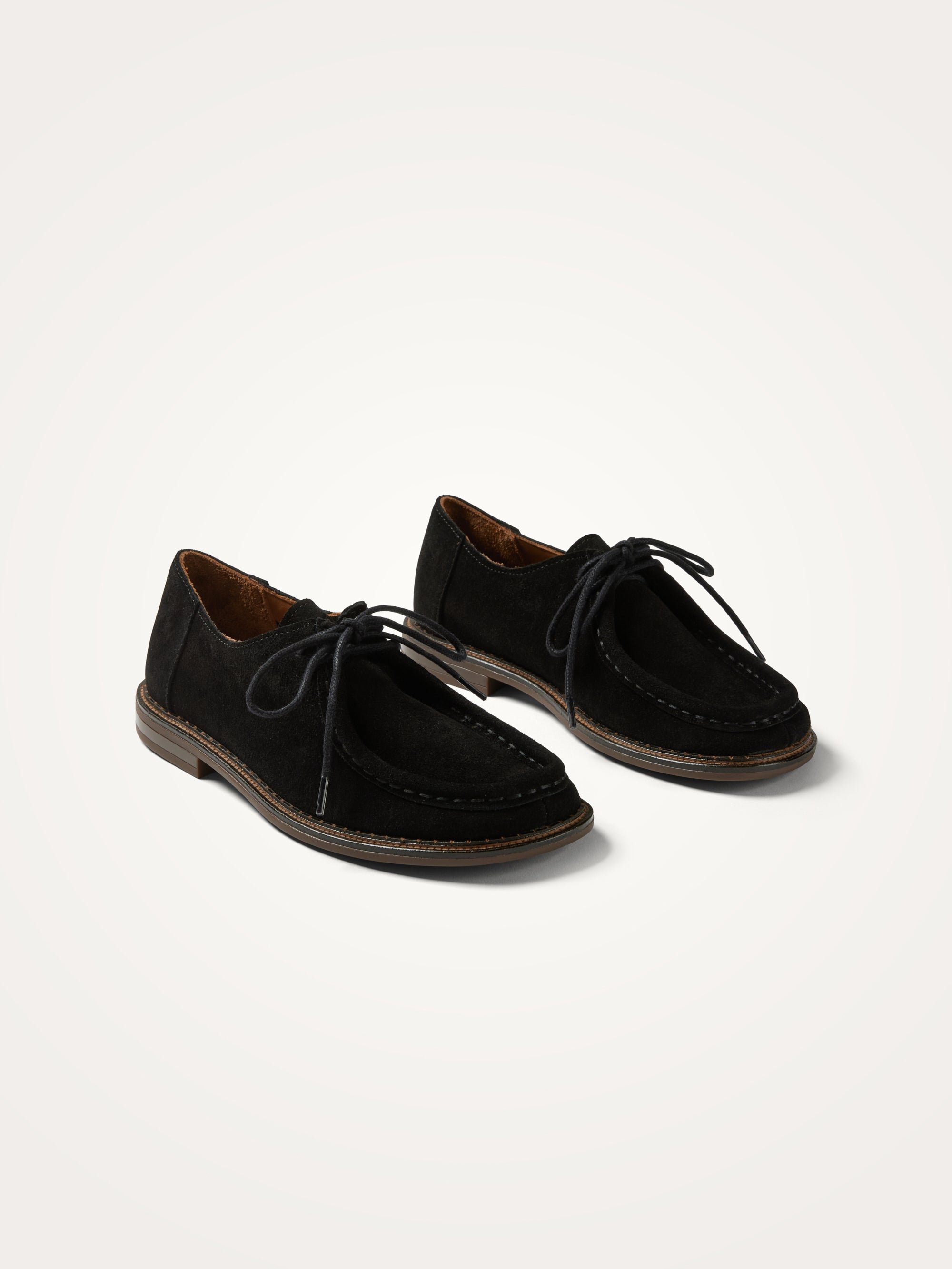 Derbies with flat heel and round toe VANESSA WU Black