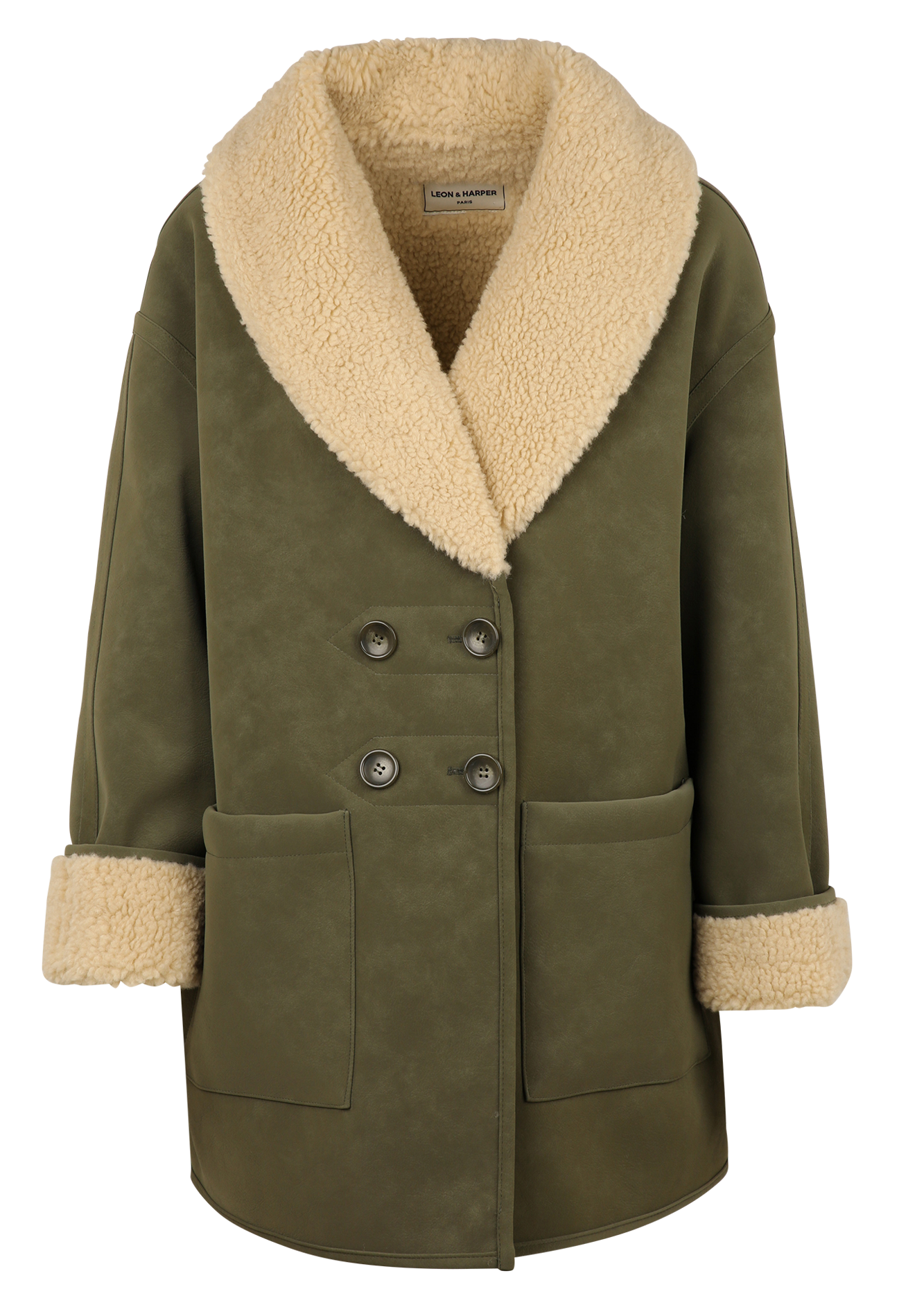 Veste oversize col châle LEON & HARPER
