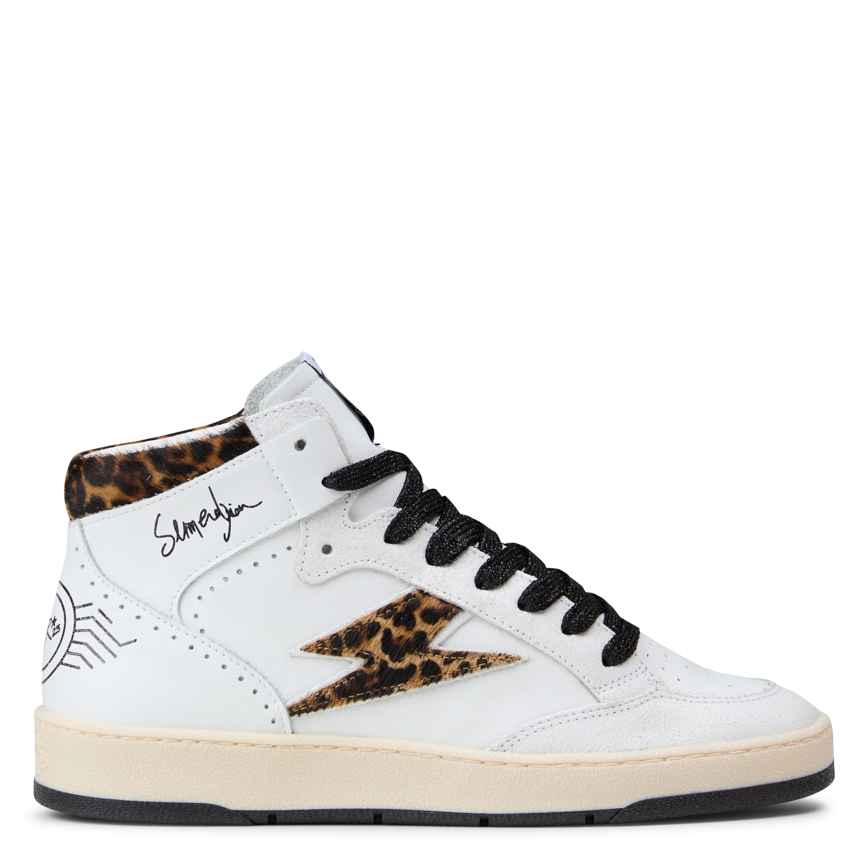 Hoge sneakers met print SEMERDJIAN - SMR Wit