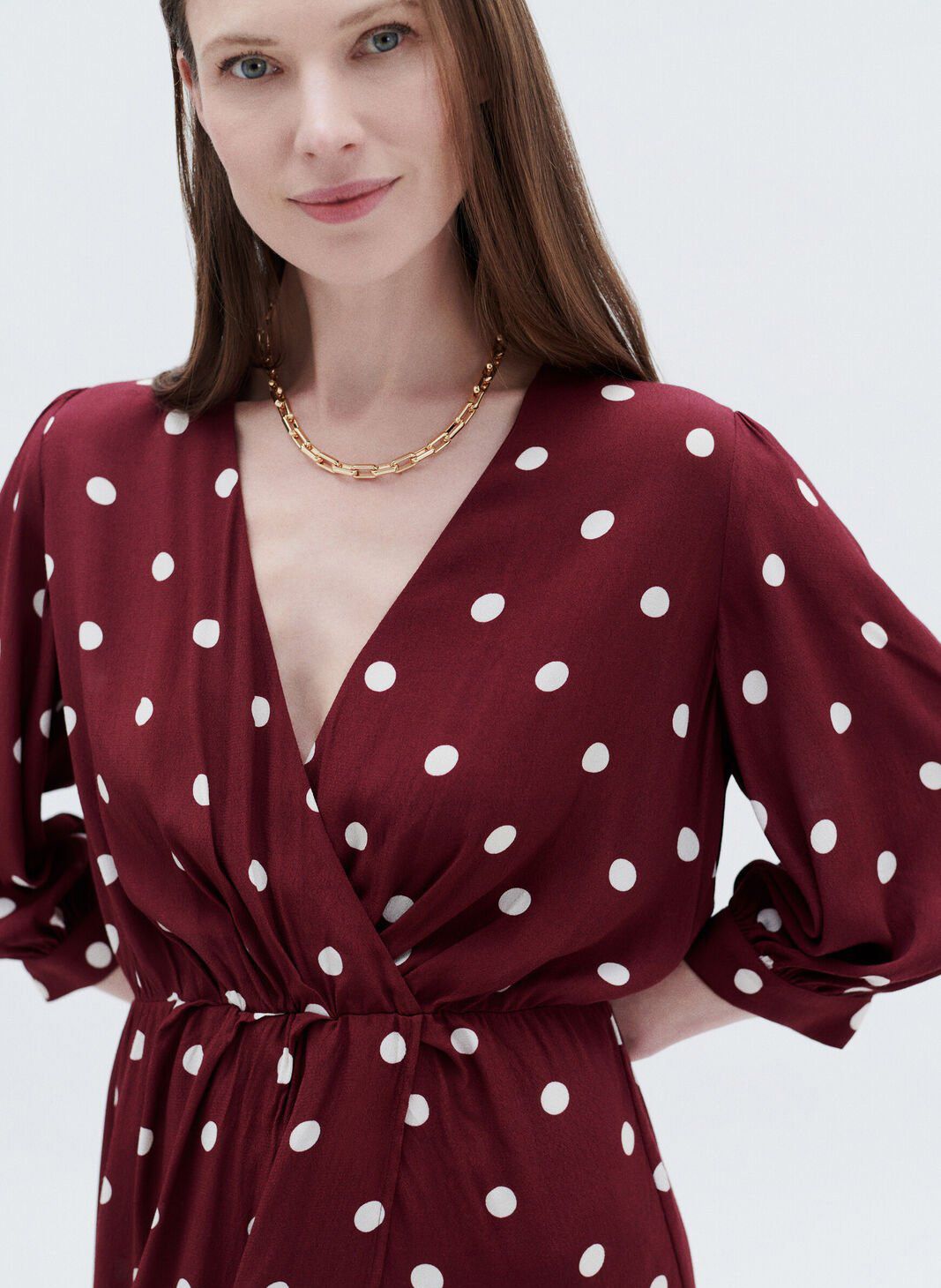 Robe petit pois discount femme