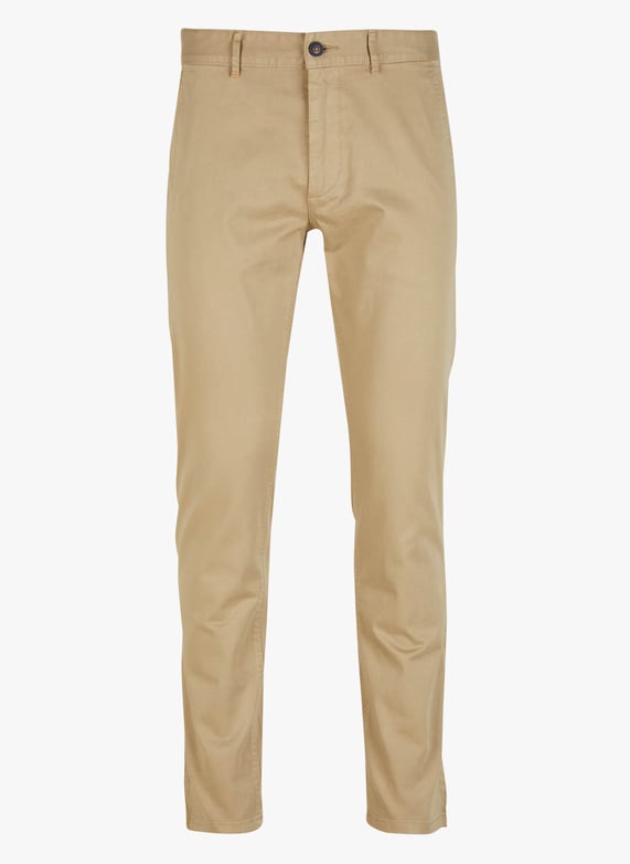 Stretch cotton chinos | Brown by BOSS Stretch cotton chinos Brown