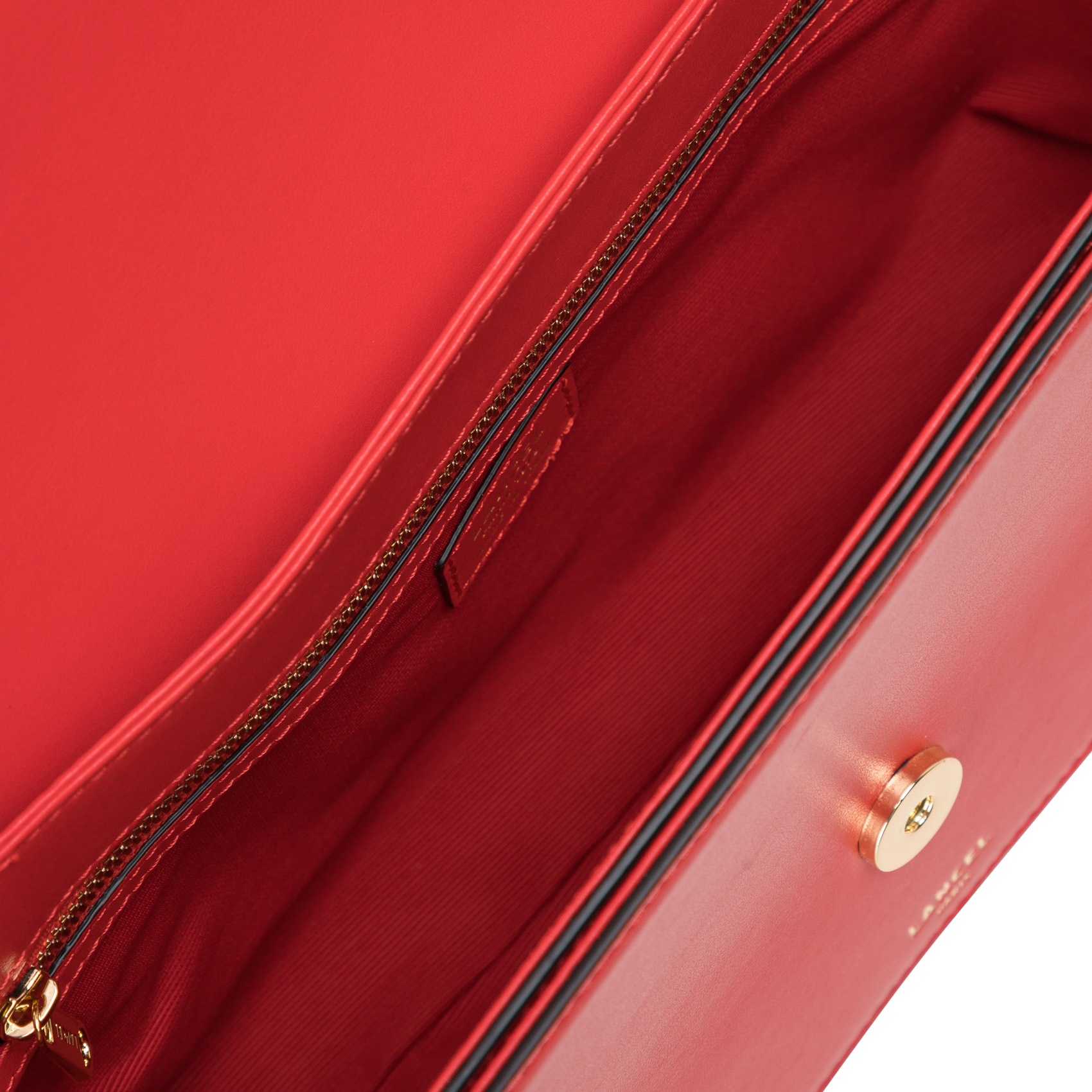 Sac bandoulière à rabat en cuir  LANCEL Rouge