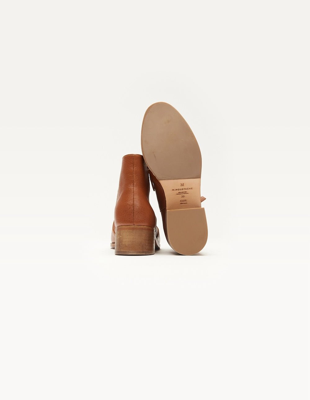 Flat ankle boots ODAJE EX. M.MOUSTACHE Brown