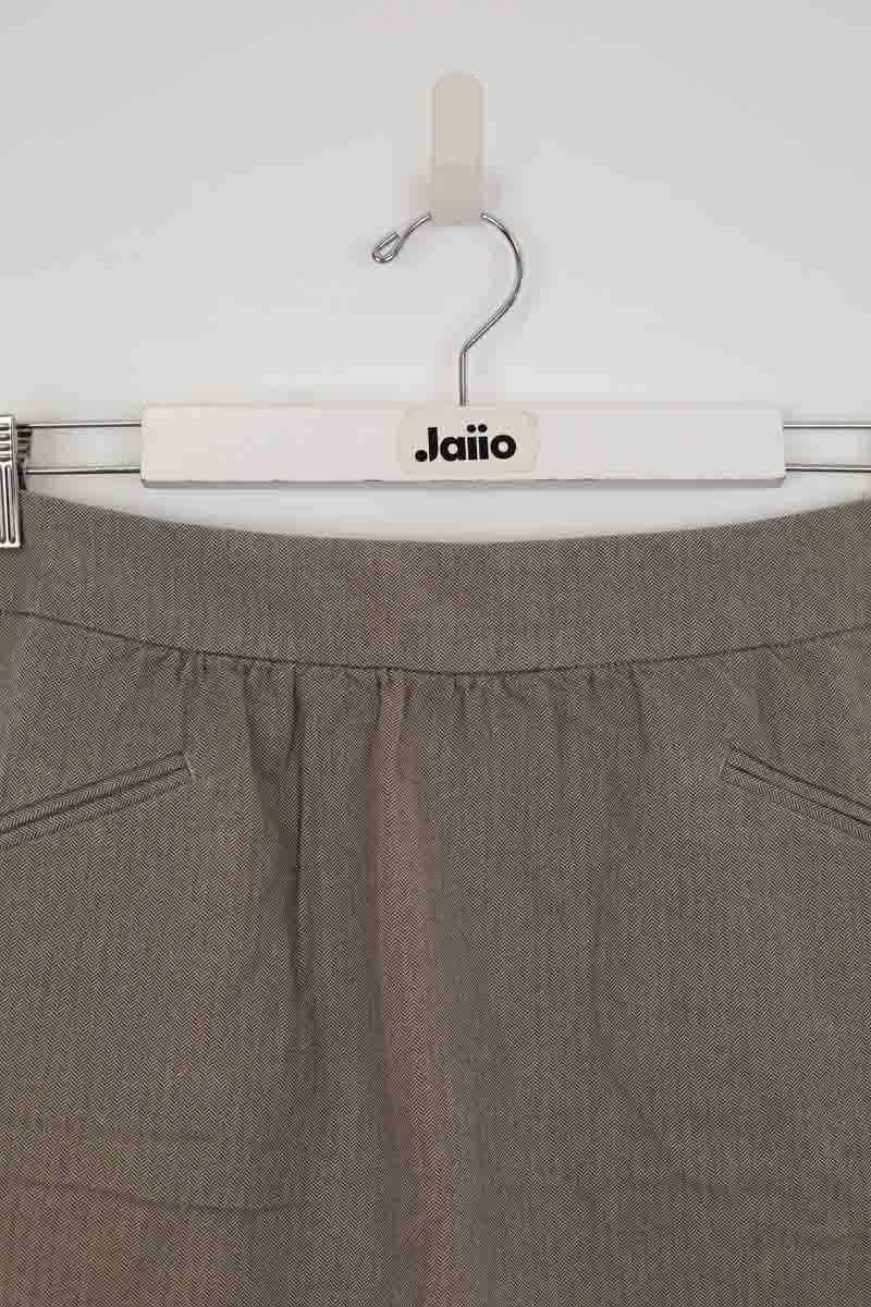 Cotton mini skirt AGNES B. - Seconde Main Grey