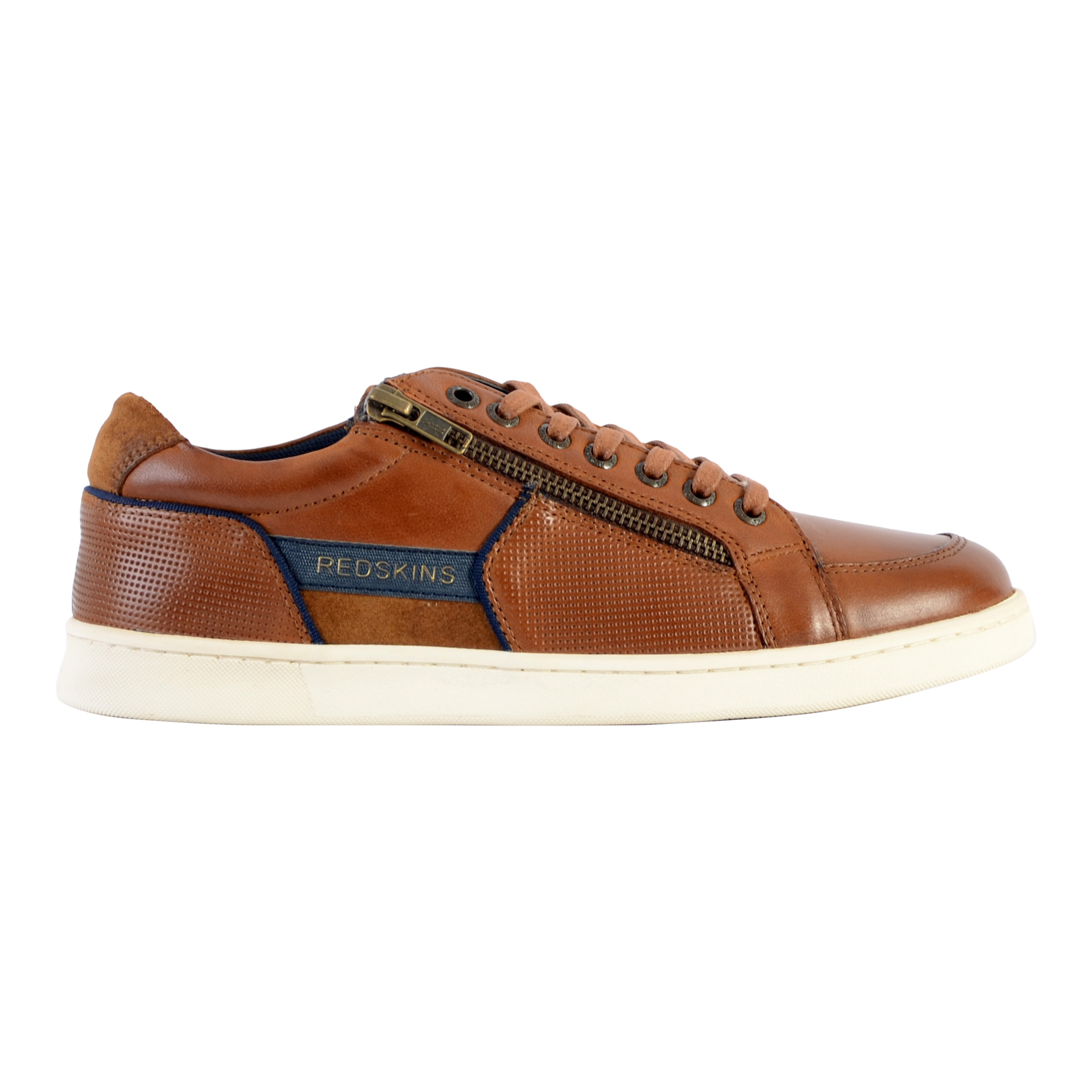 Leather distracted sneakers REDSKINS Brown