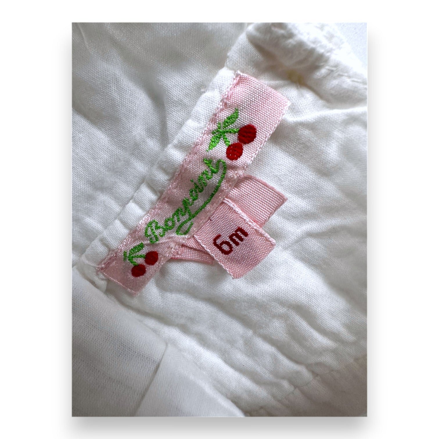 White baby dress - 6 months BONPOINT - Seconde Main White