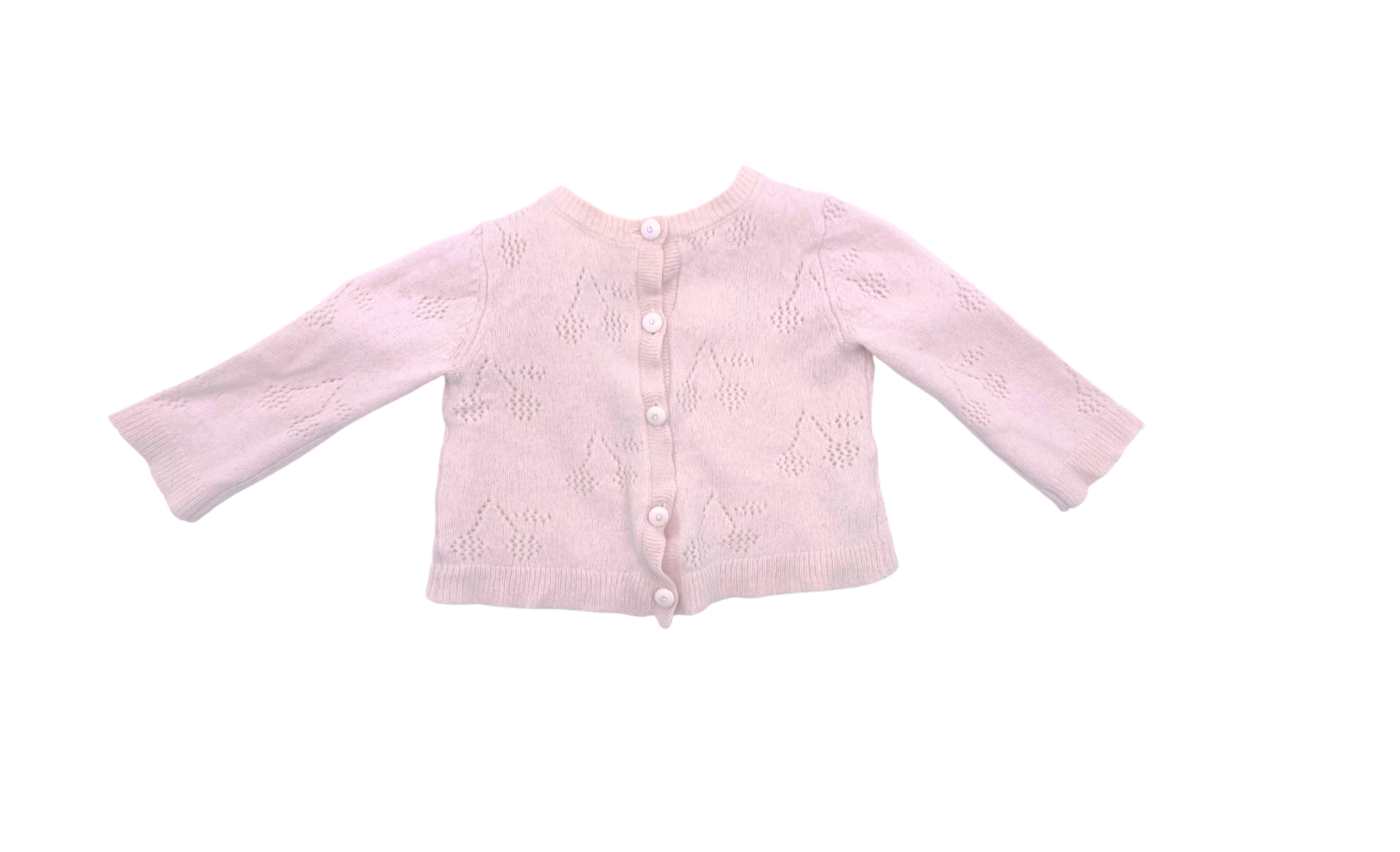 Pink baby cardigan - 6 months BONPOINT - Seconde Main Pink