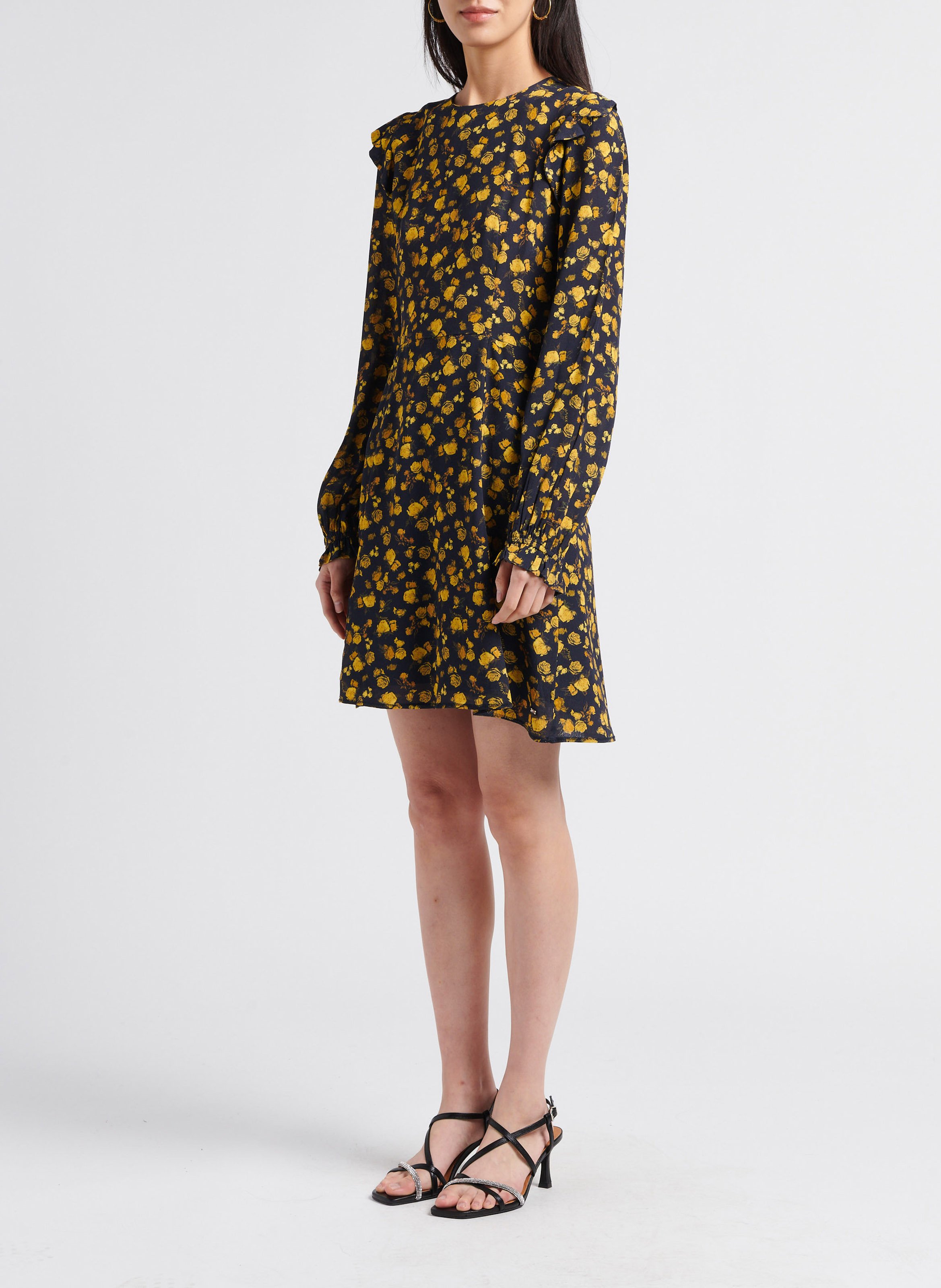 Robe courte moulante et évasée à imprimés TOMMY HILFIGER Multicolore