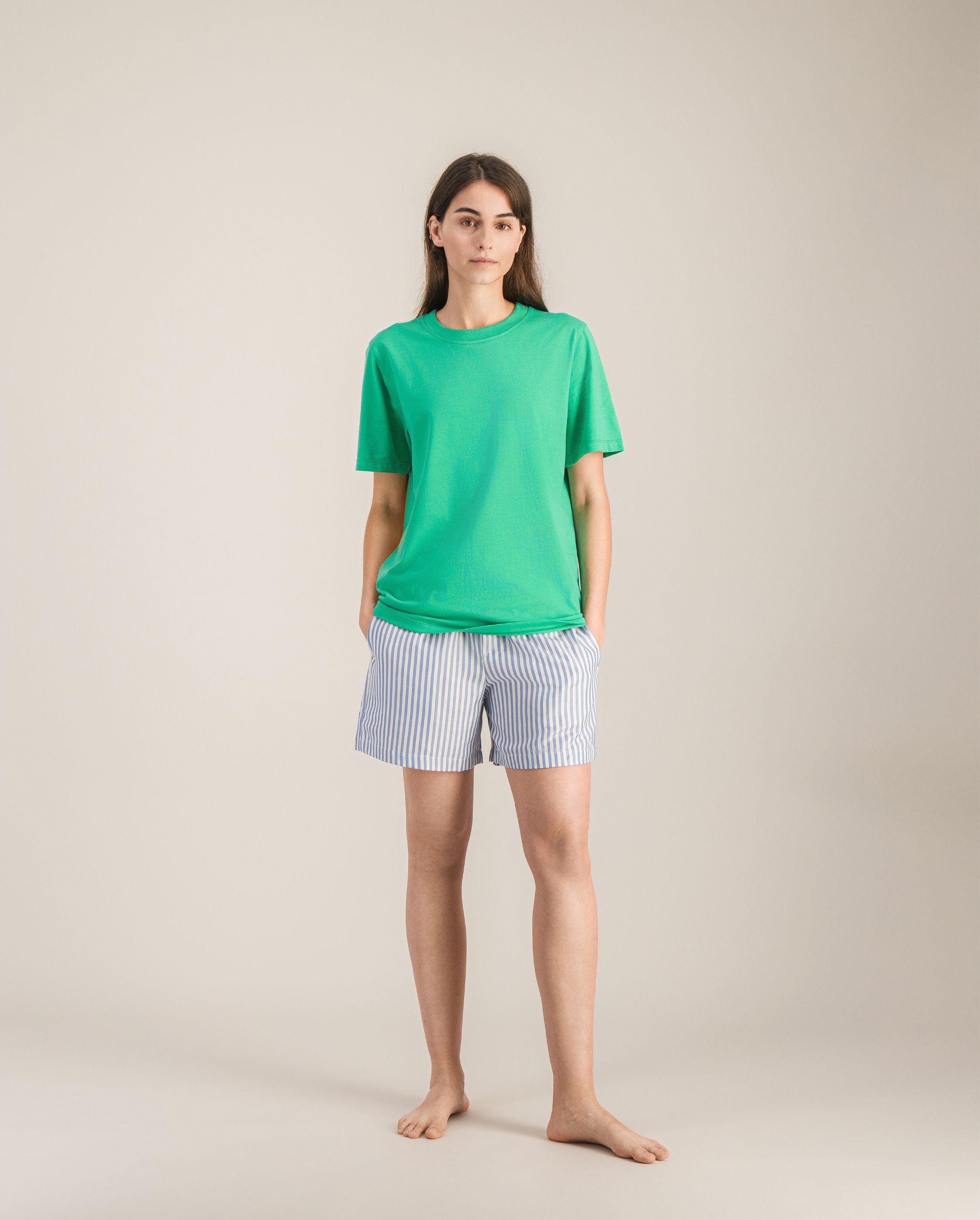 Women's organic cotton t-shirt, green ANGARDE Green
