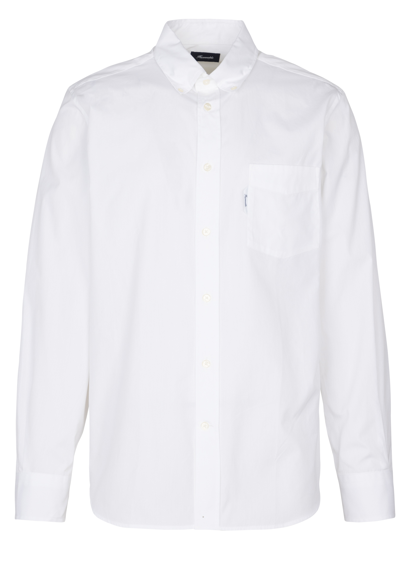 Cotton shirt with classic collar FACONNABLE White