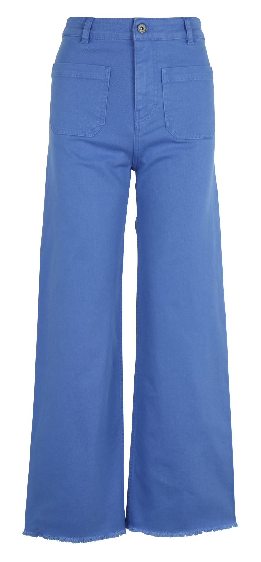 Jean boot-Cut taille haute en coton bio Bleu La fee maraboutee