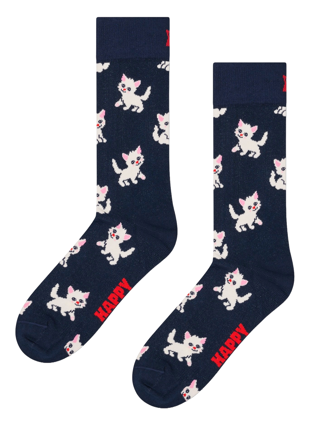 Baumwollsocken mit Logo HAPPY SOCKS Blau