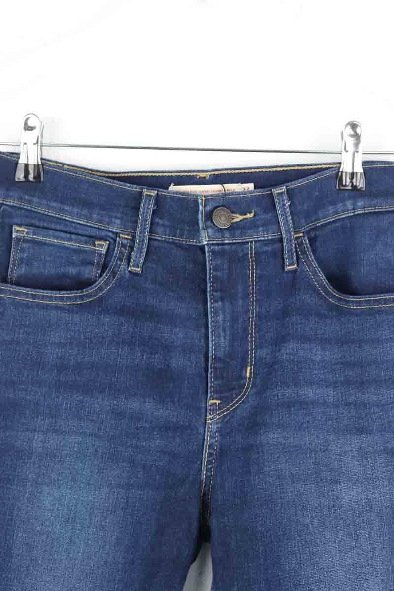 Cotton skinny jeans LEVI'S - Seconde main Blue