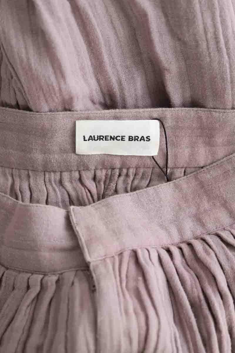 Cotton skirt LAURENCE BRAS - Seconde Main Purple