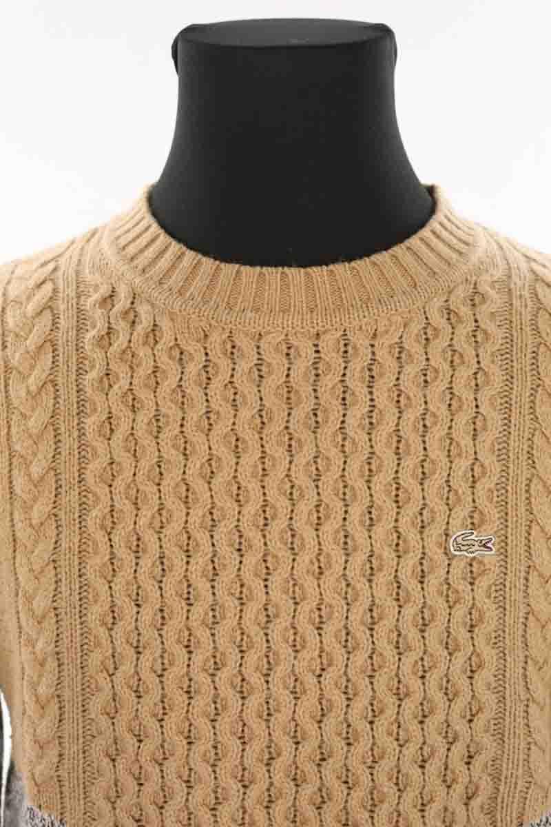 Wool sweater LACOSTE - SECONDE MAIN Beige