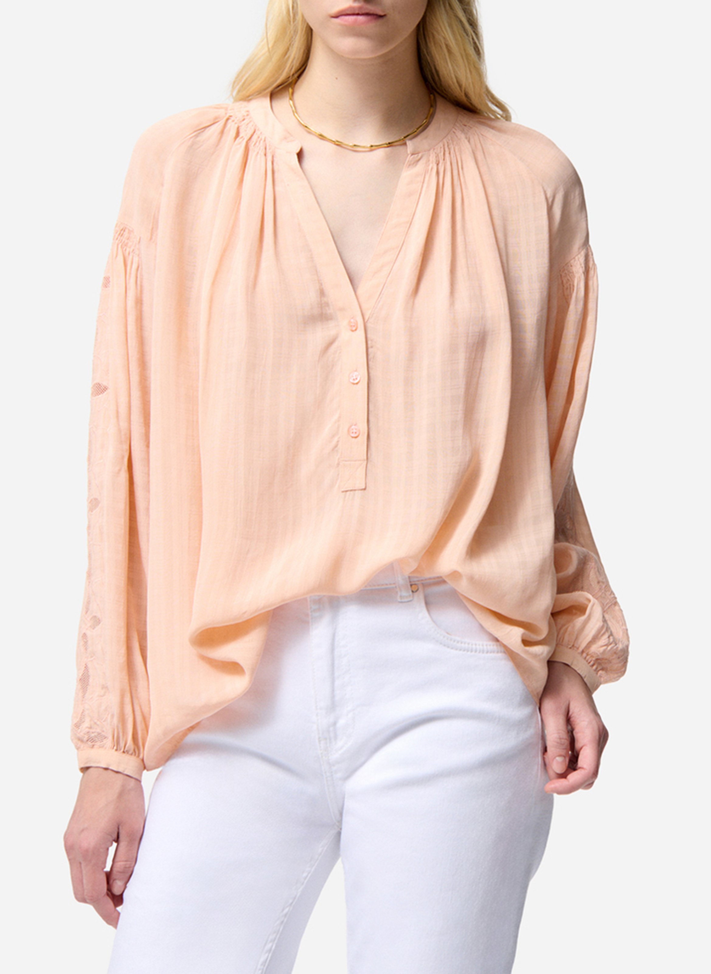 Henley blouse VANESSA BRUNO Beige
