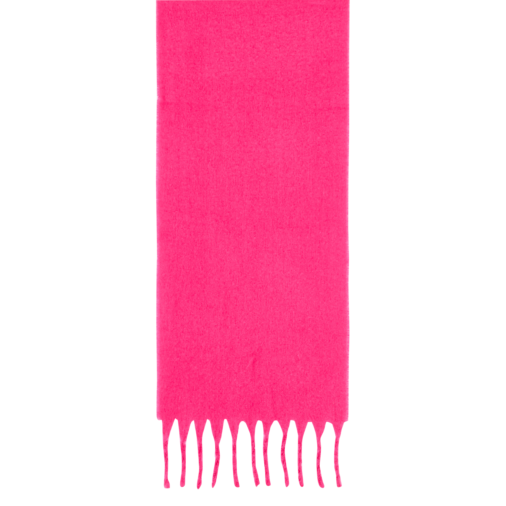 Long fringed scarf PIECES Purple