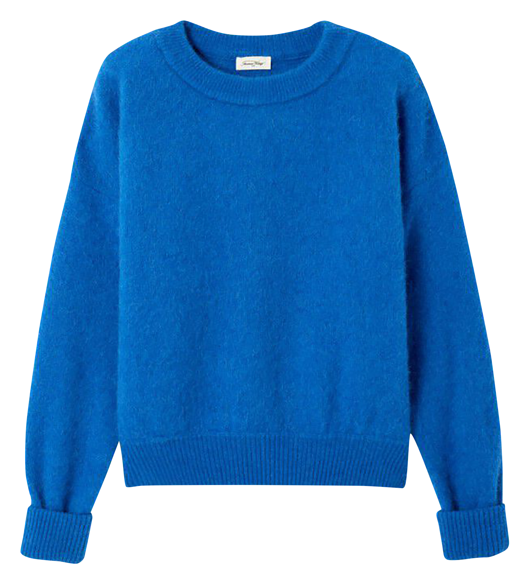 Loose-fit wool-blend sweater with round neck VITOW Olympe chine