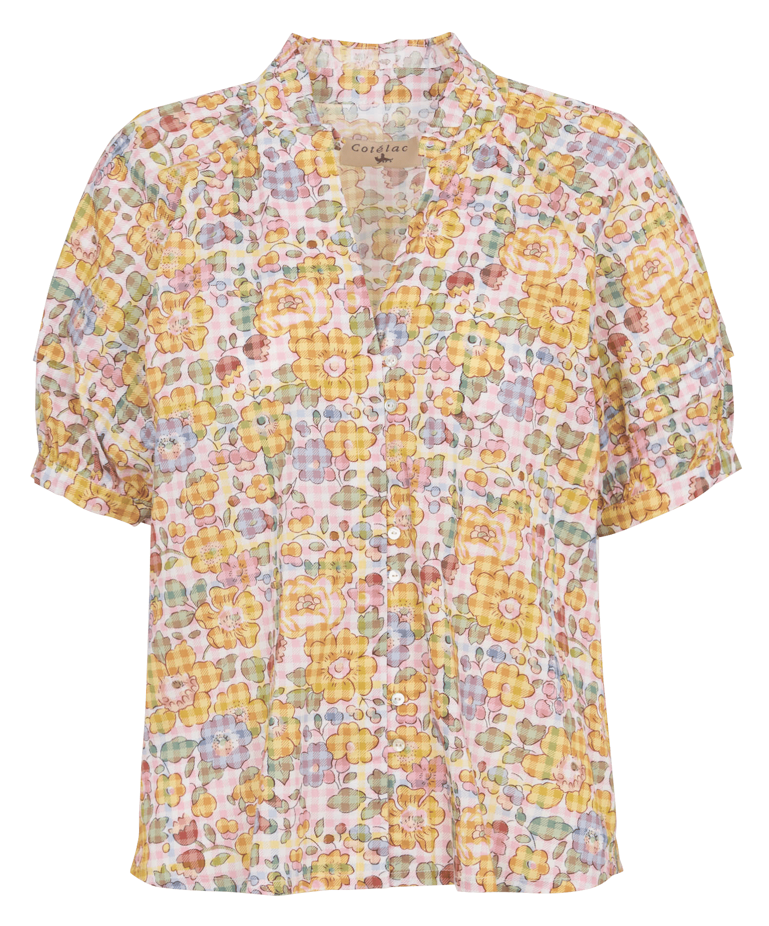 Floral printed blouse COTELAC Red