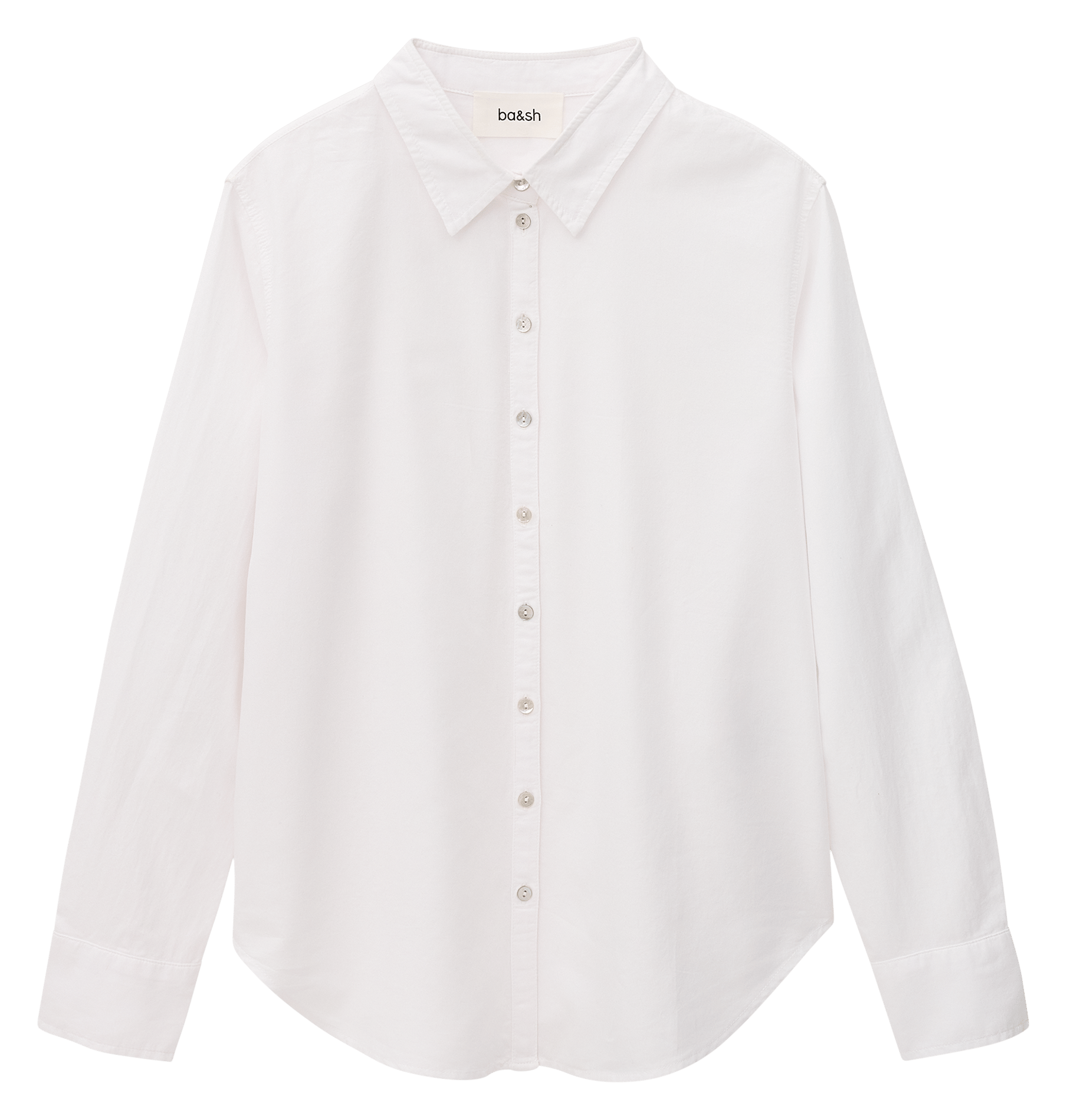 Blouse met klassieke kraag BA&SH Wit