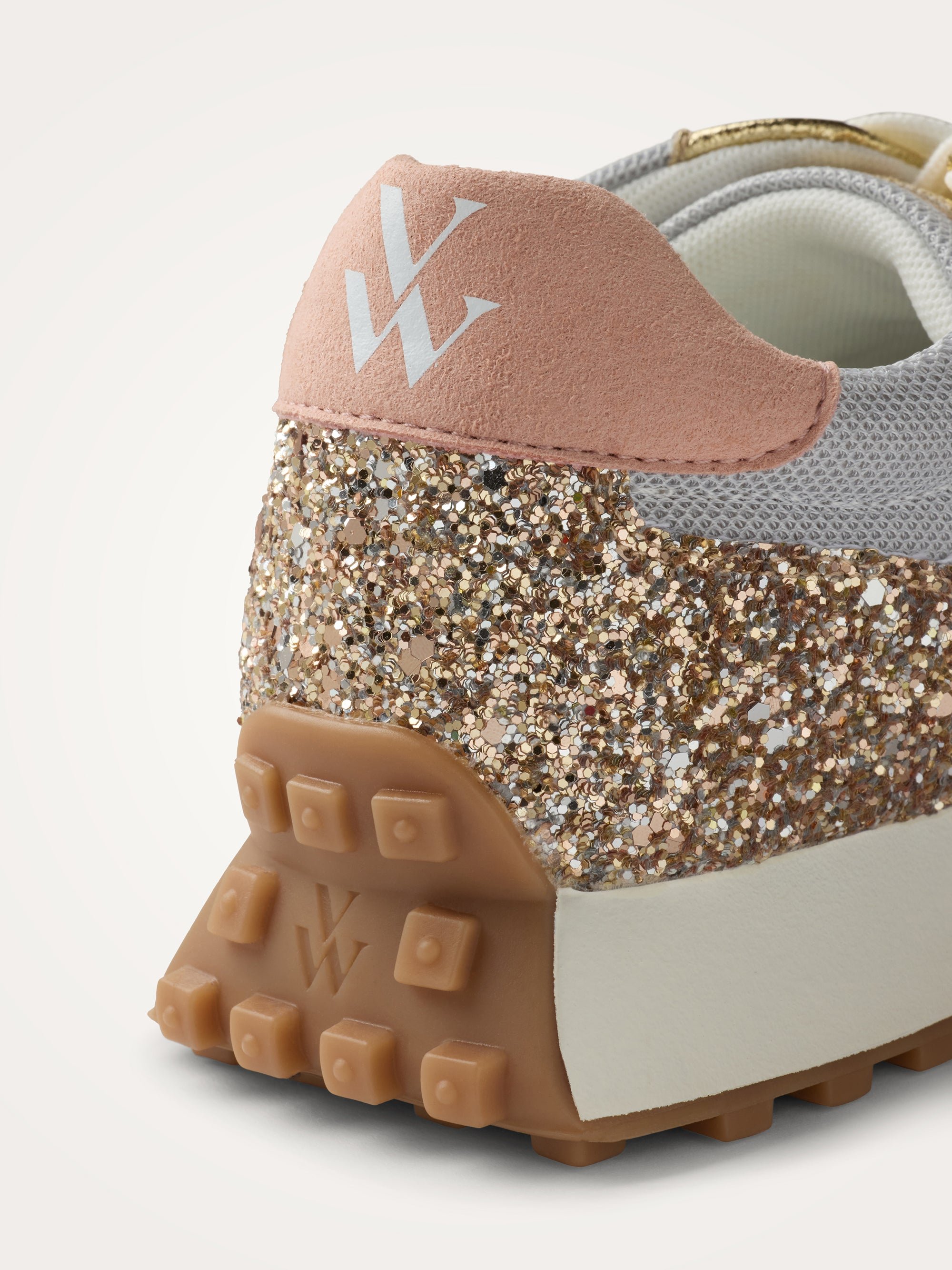 Sneakers with monogram on running sole VANESSA WU Pink