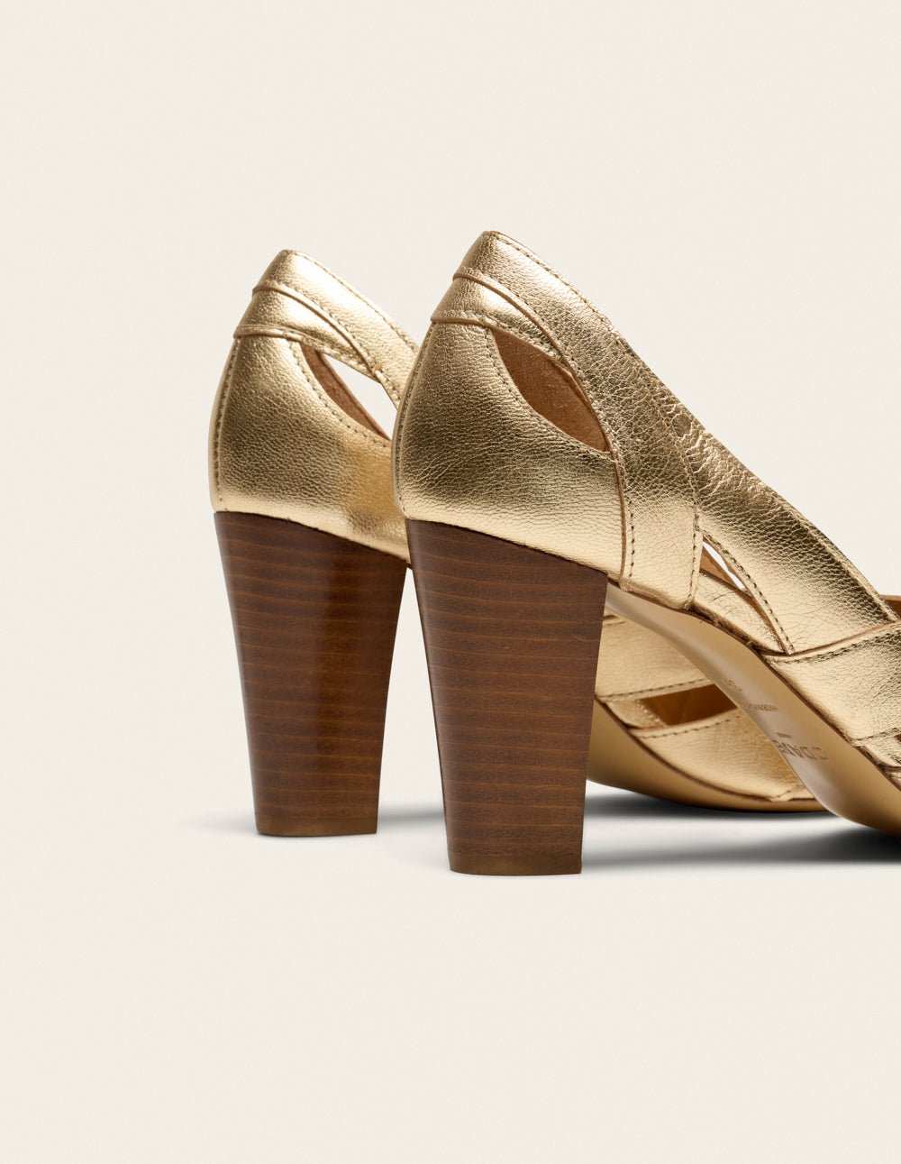 Heeled sandals ODAJE Golden