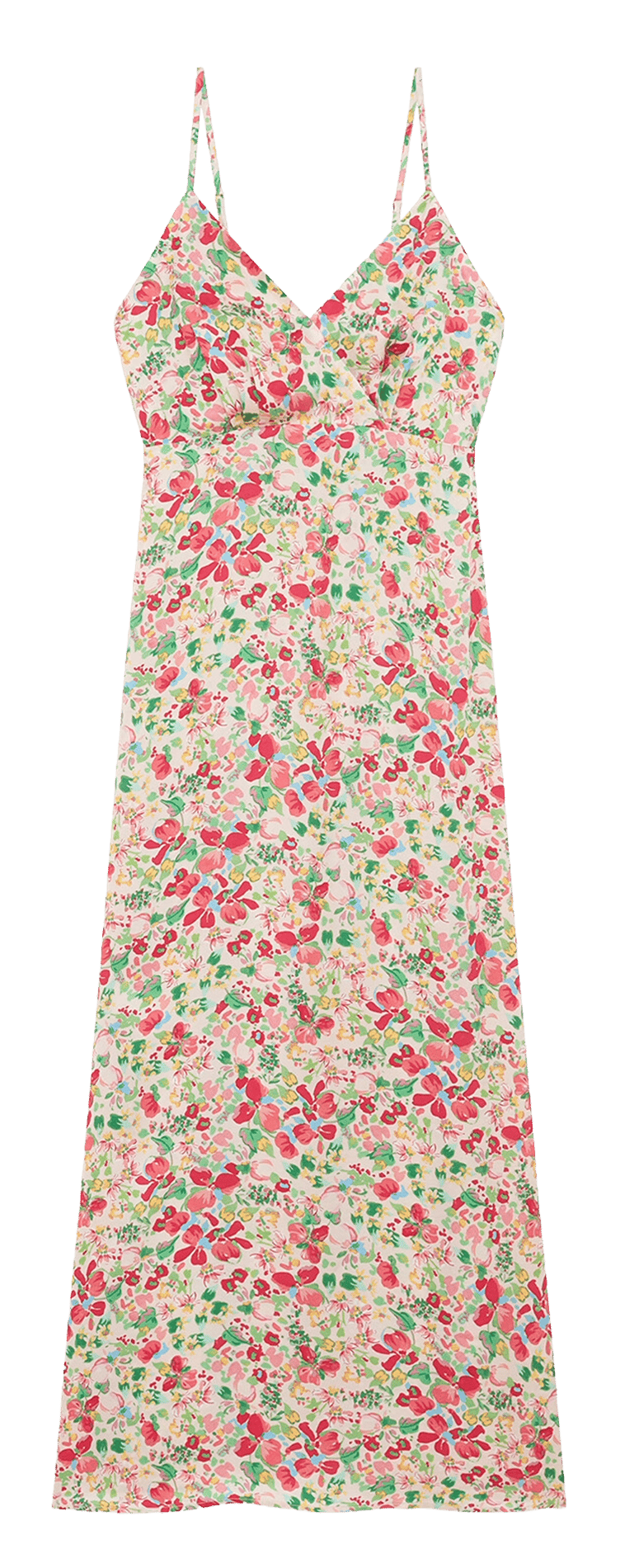 Roe longue droite imprimée CAROLL Beige