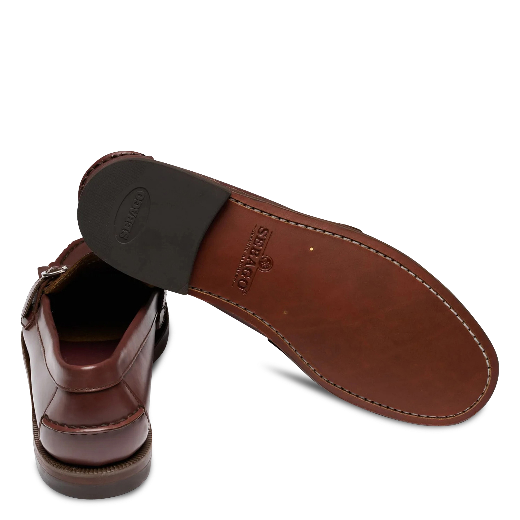 Mocassins en cuir SEBAGO Marron