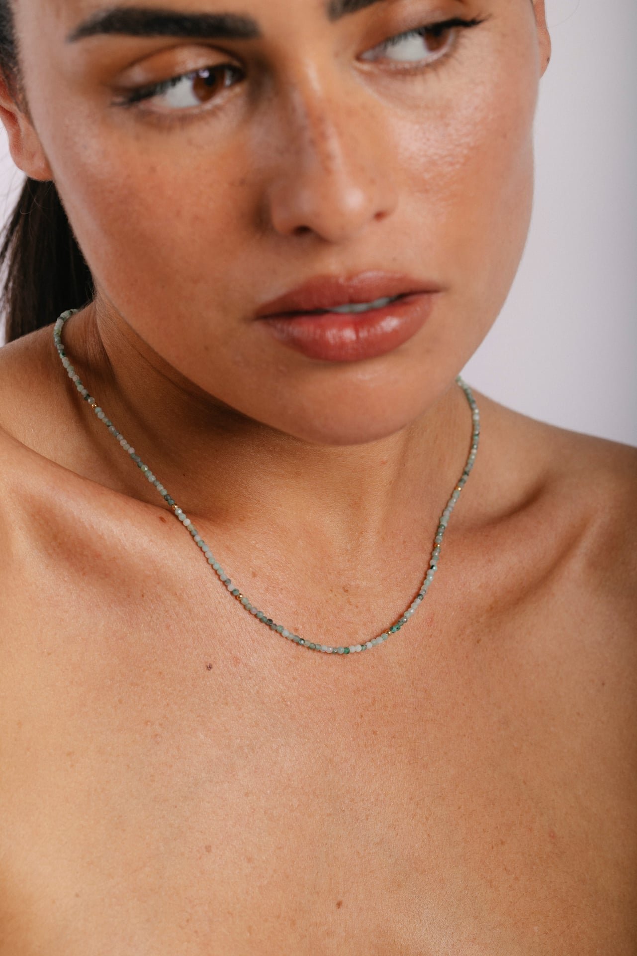 40cm Necklace - Emerald YAY Green