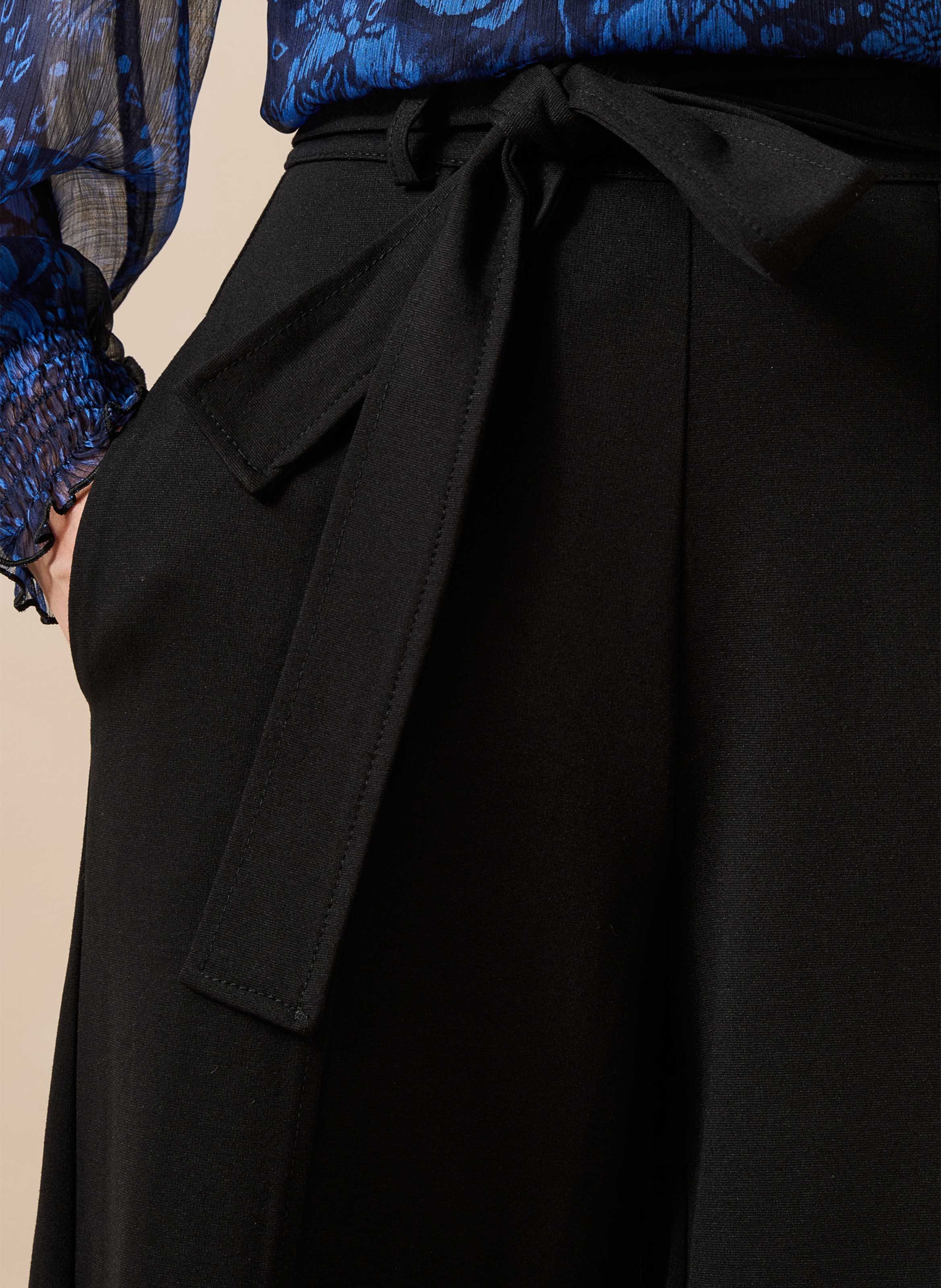 Pantalon jupe culotte LA FEE MARABOUTEE Noir