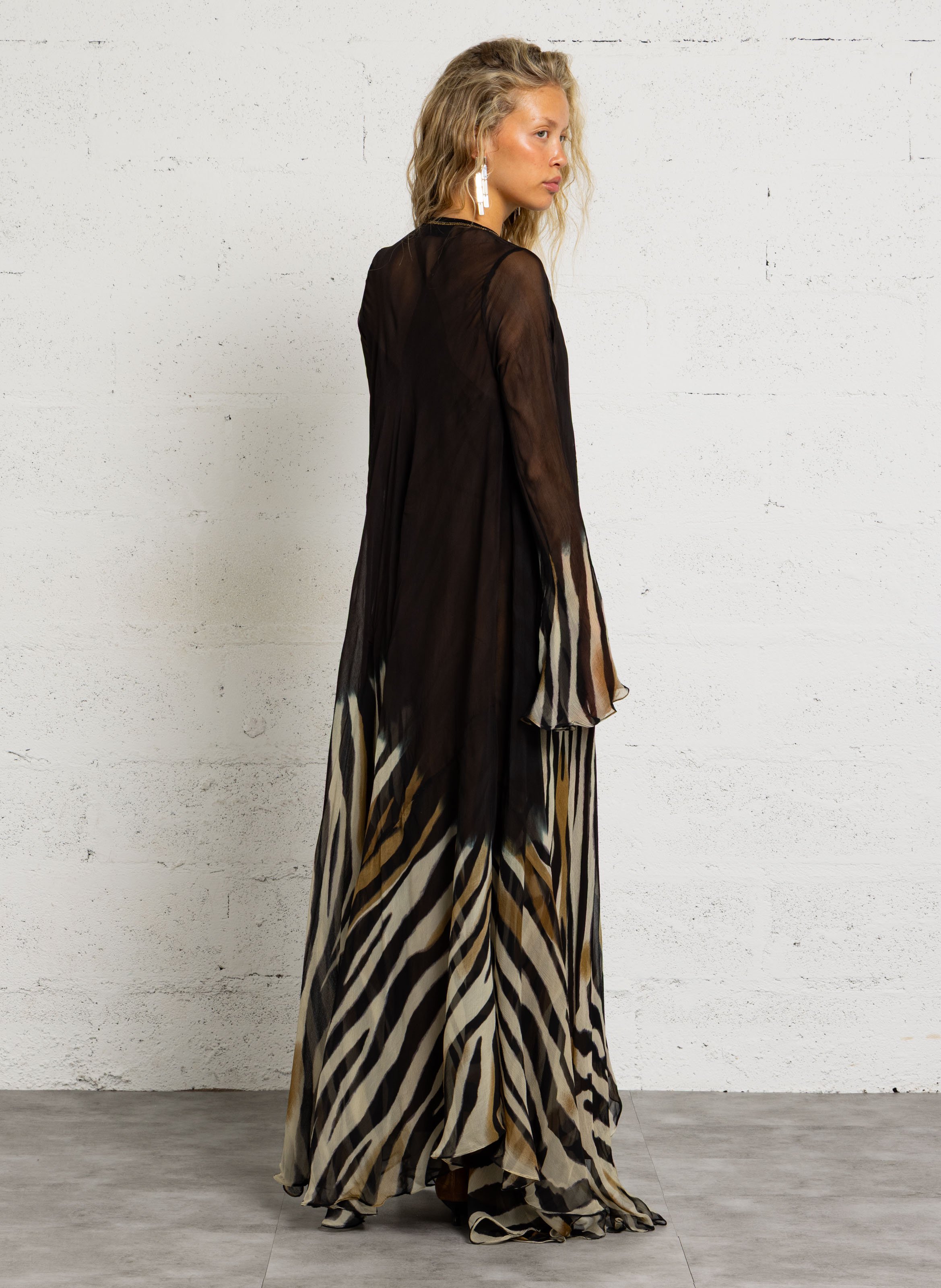Robe longue imprimée MES DEMOISELLES Multicolore