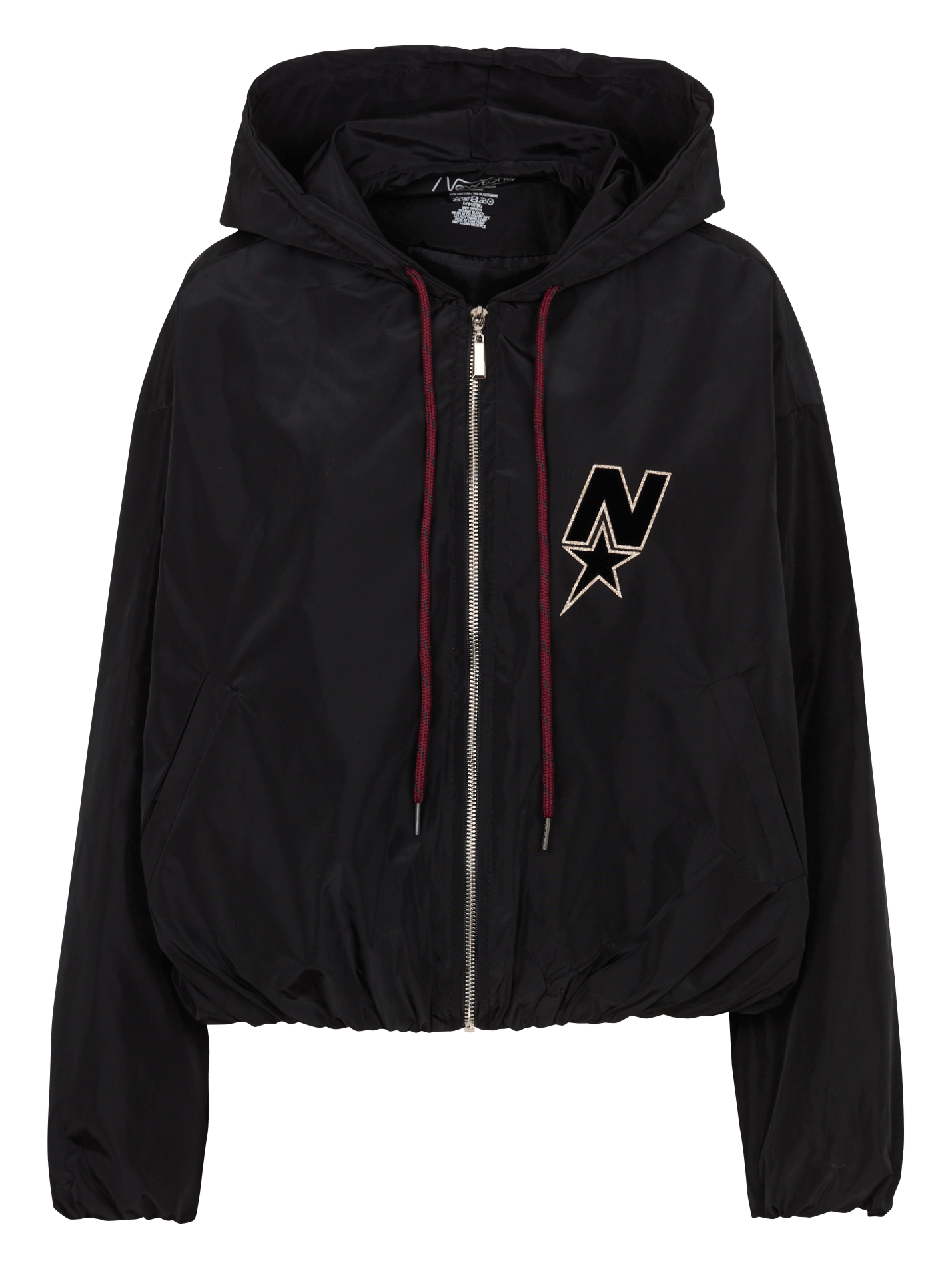 Straight-cut hooded jacket NEWTONE Black