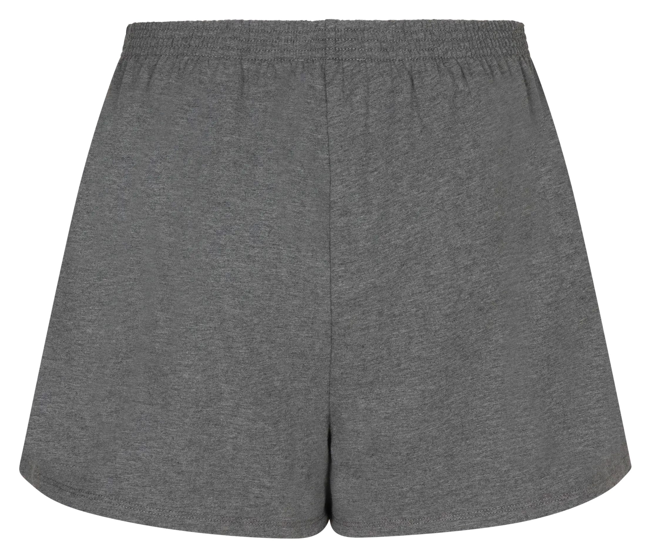 Short large taille haute en coton mélangé LOVE STORIES Grey