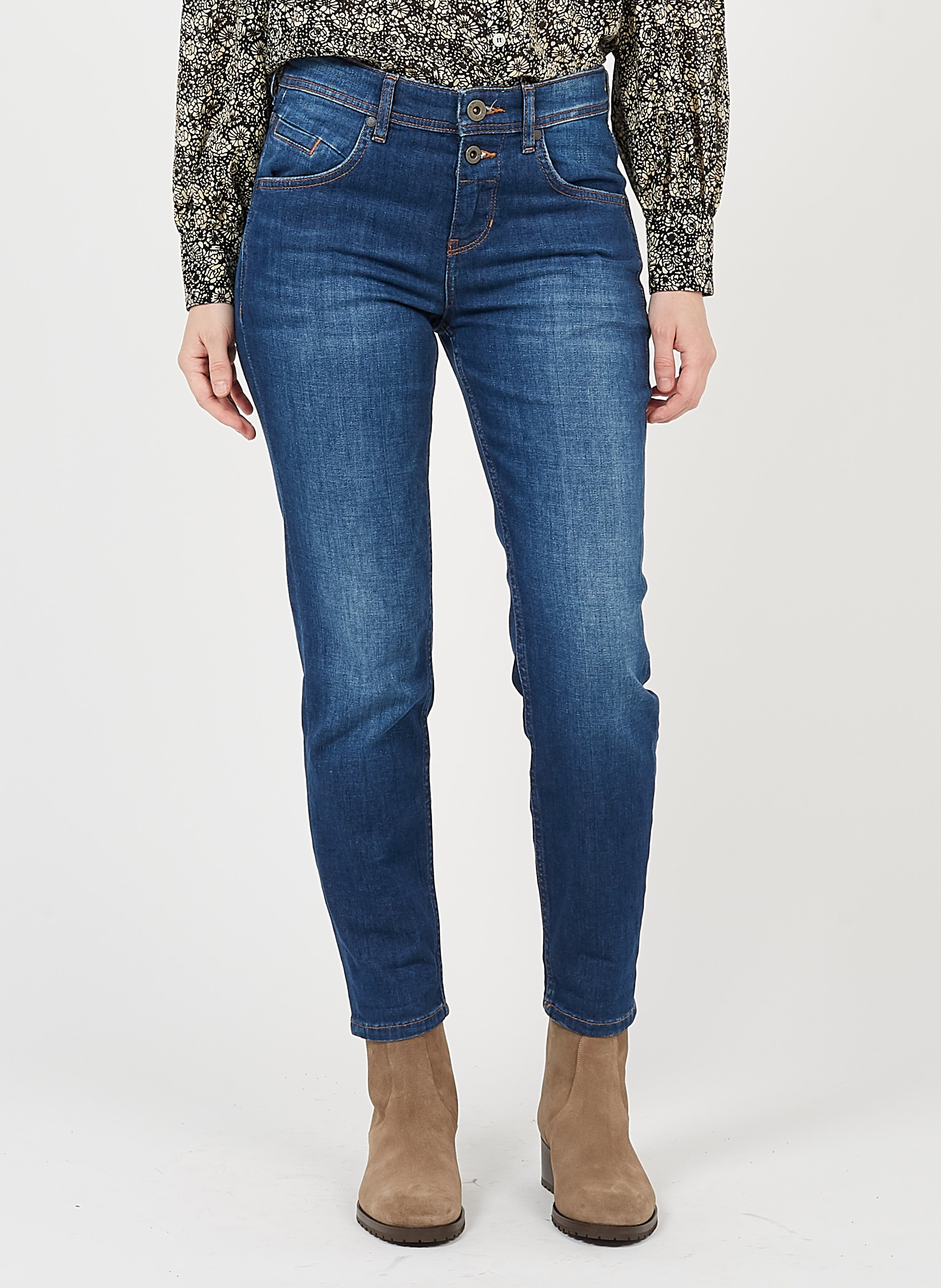 Boyfriend Jeans MARC O'POLO Blau