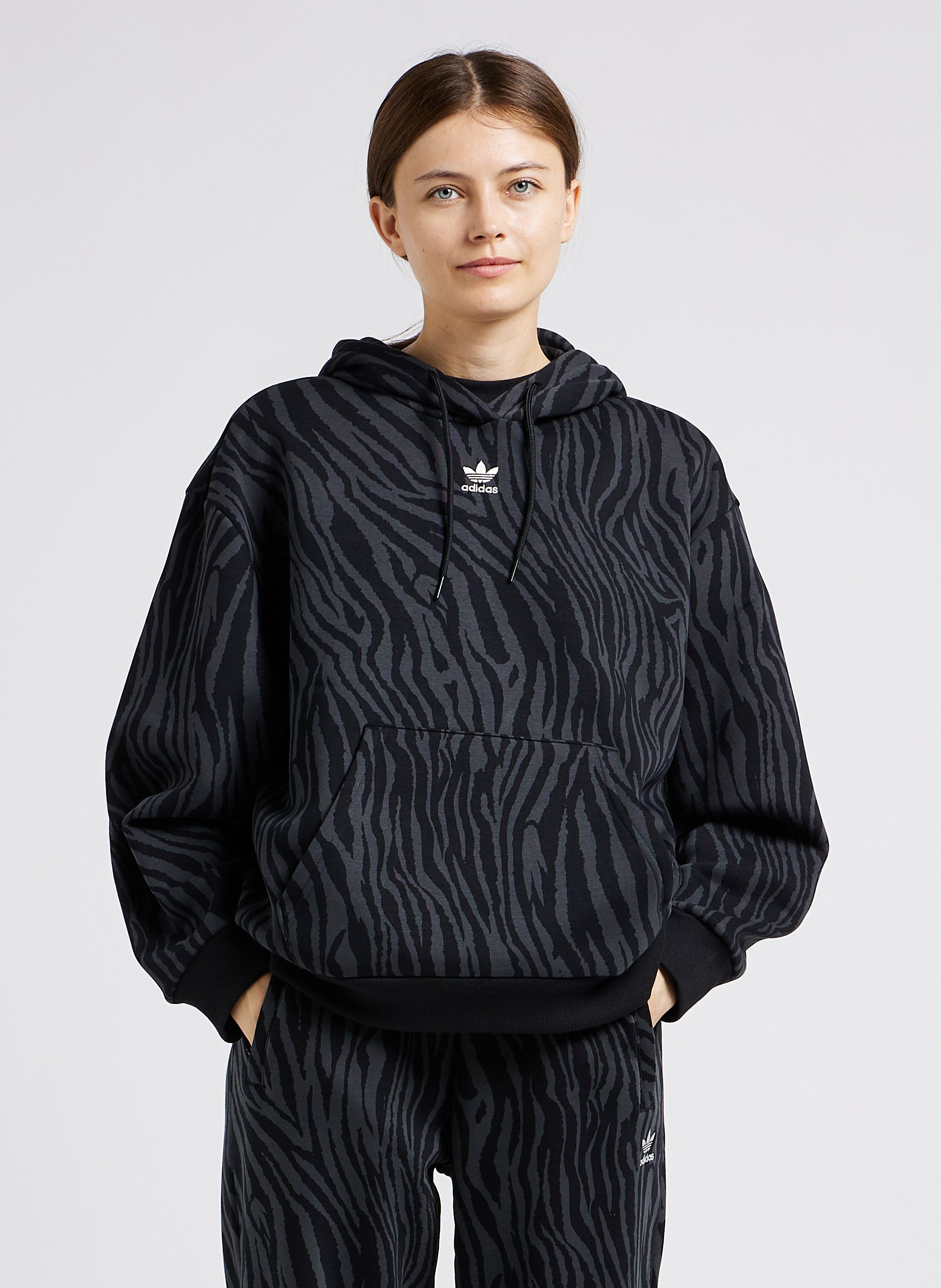 Pull adidas femme 2025 gris et noir