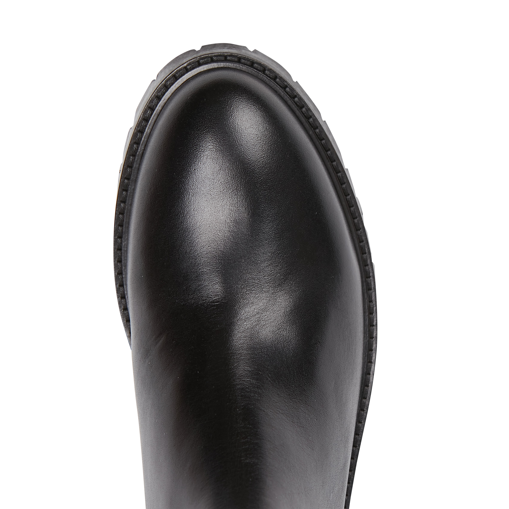 Boots en cuir lisse MELLOW YELLOW Noir