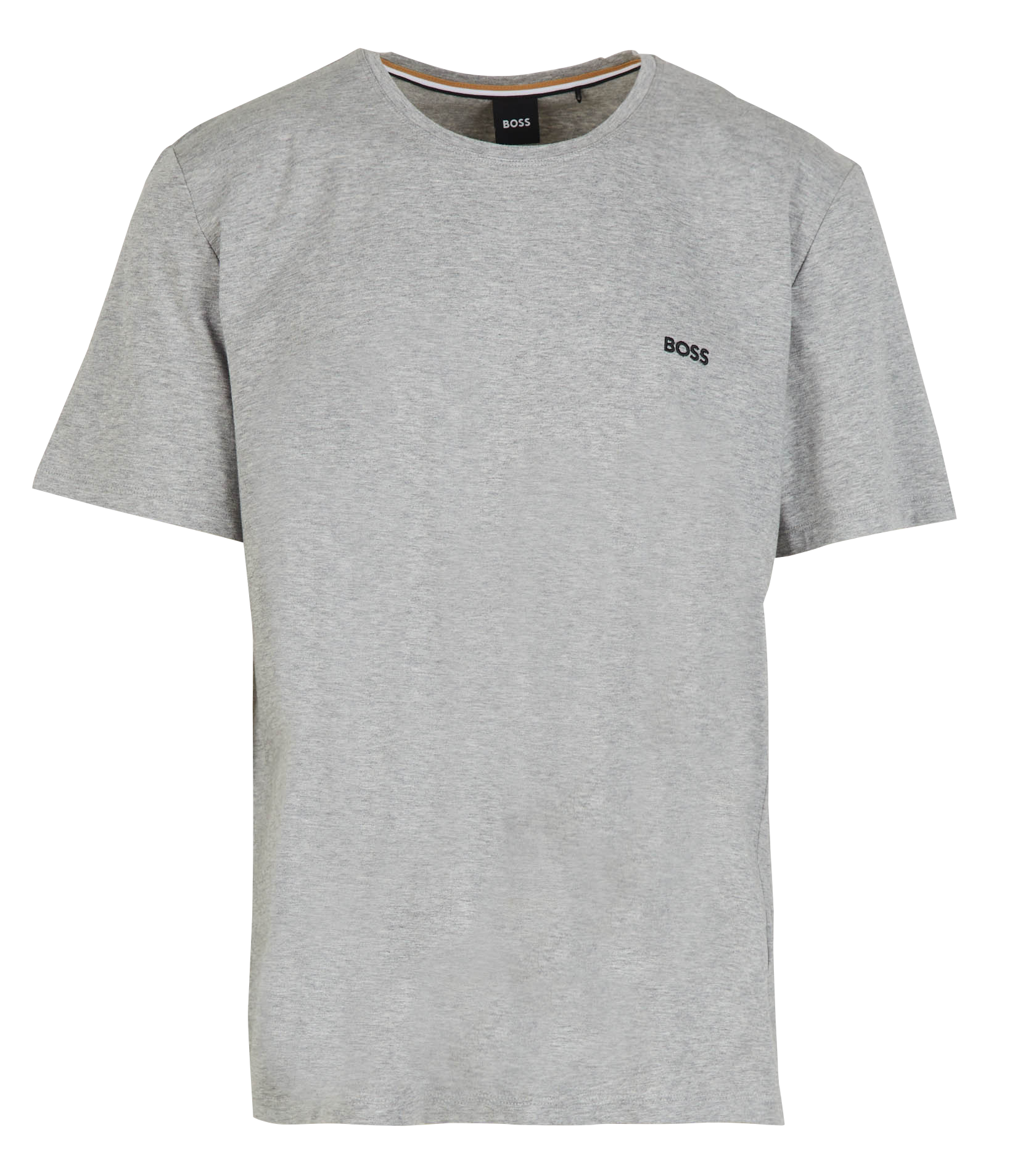 Round-neck cotton-blend T-shirt BOSS Silver