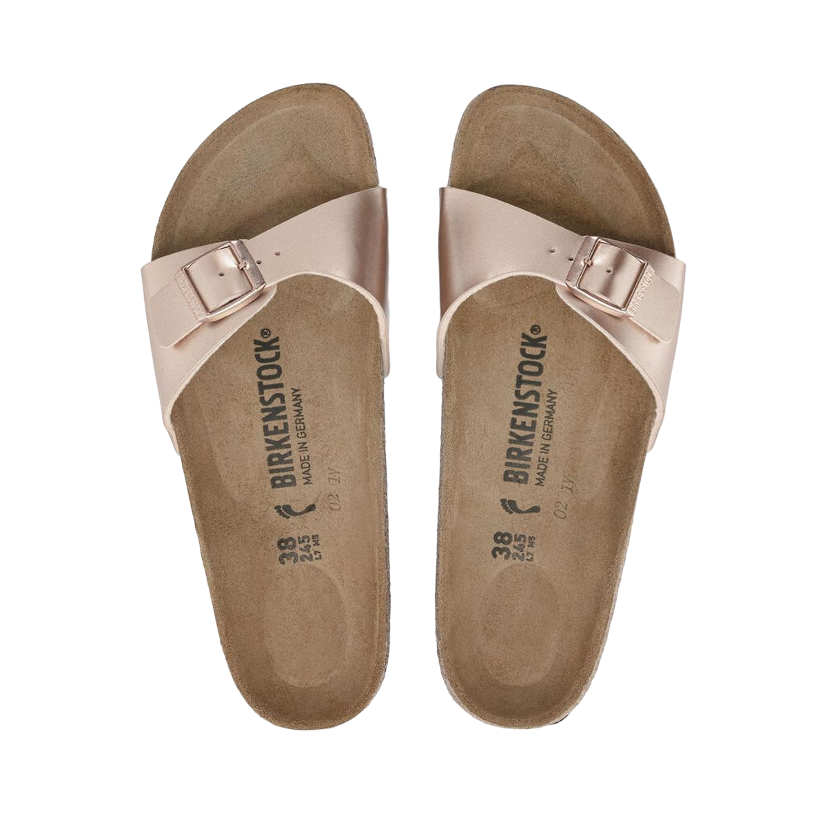 Faux leather sandals BIRKENSTOCK Pink