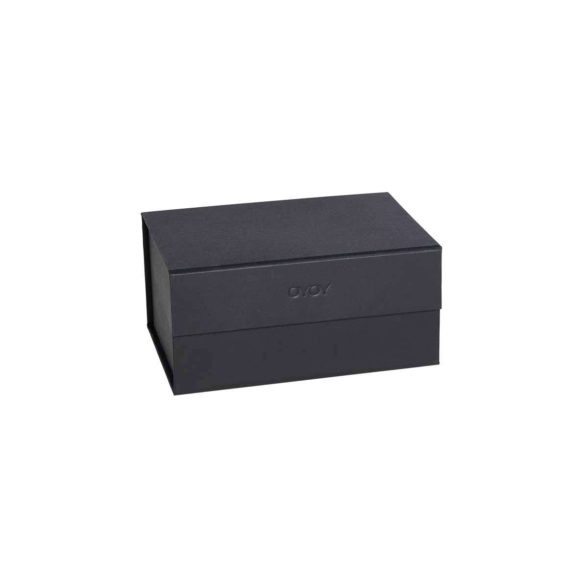 Cardboard storage box OYOY LIVING DESIGN Black