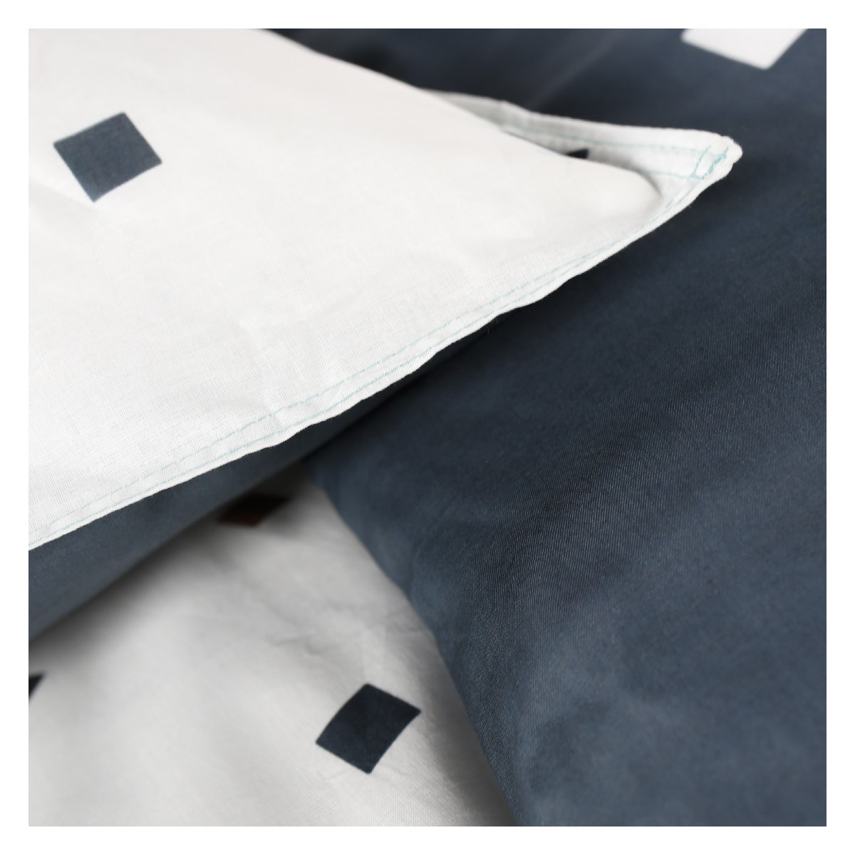 Printed cotton bedding set TODAY LINGE DE MAISON White