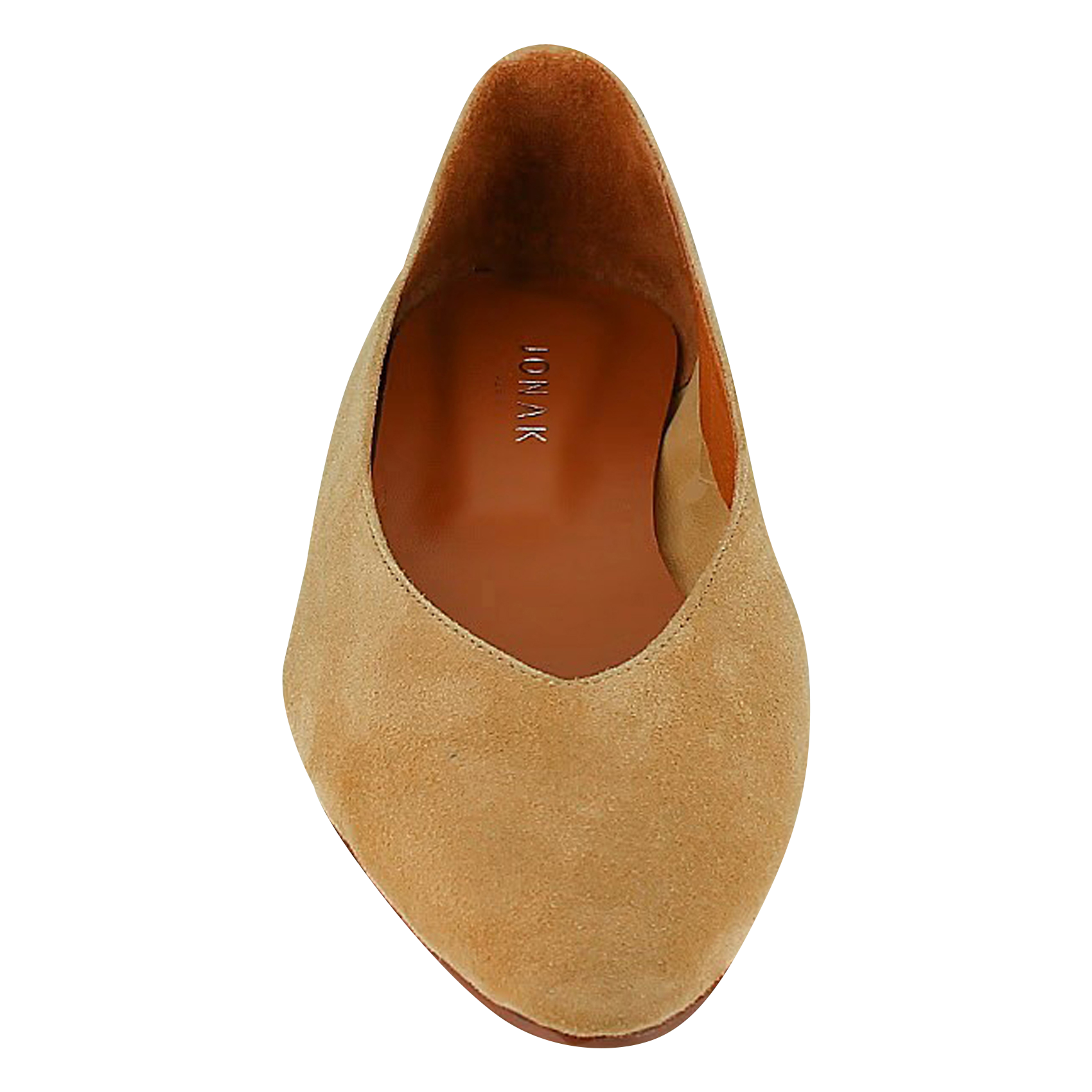 Suede ballet pumps JONAK Beige