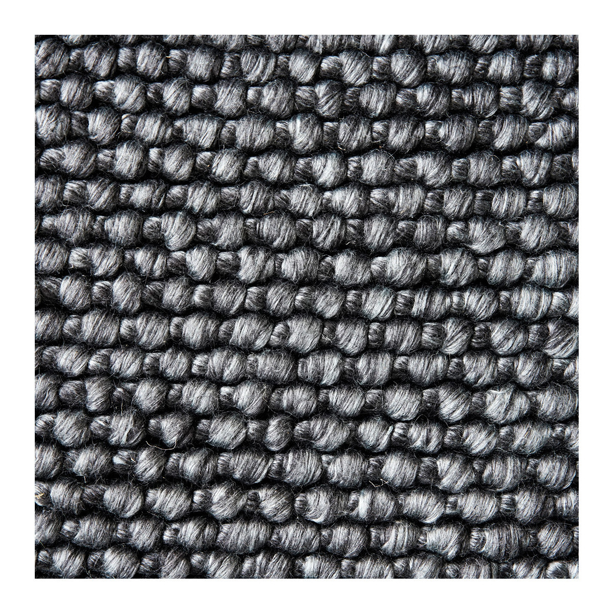 Wool rug BLANC D'IVOIRE Black