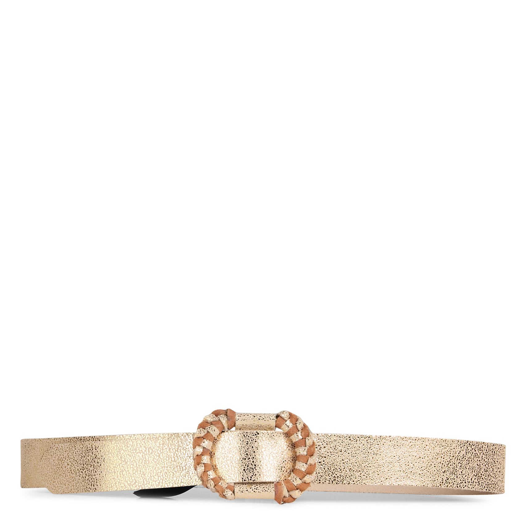 - Buckle closure. - Width: 3 cm.  PIECES Golden