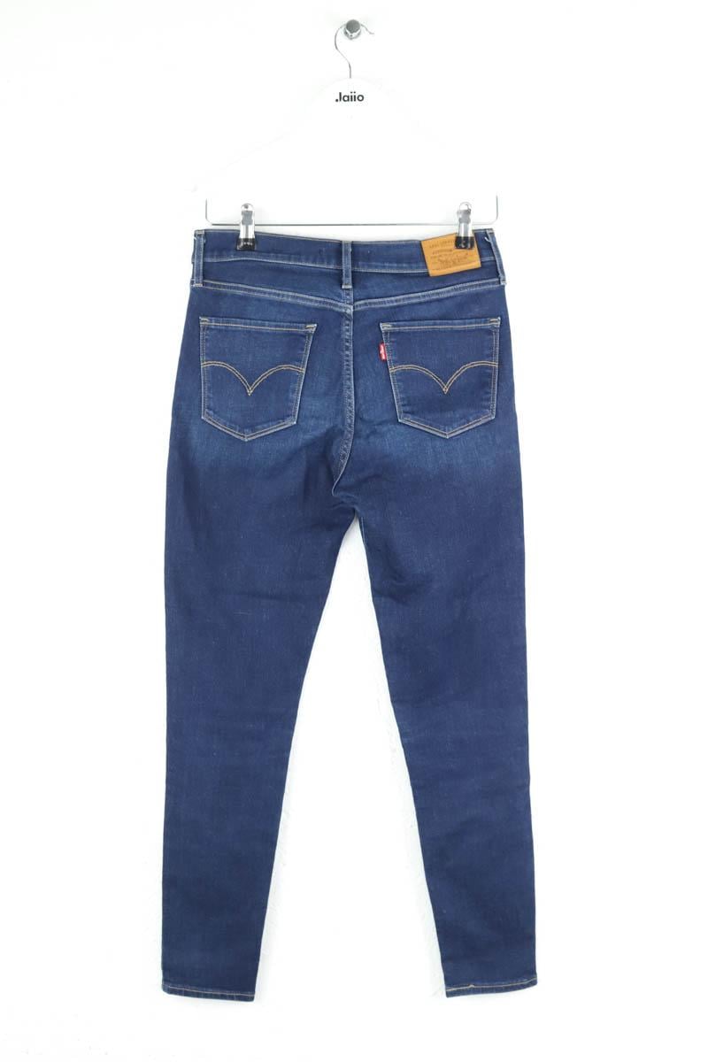 Cotton skinny jeans LEVI'S - Seconde main Blue