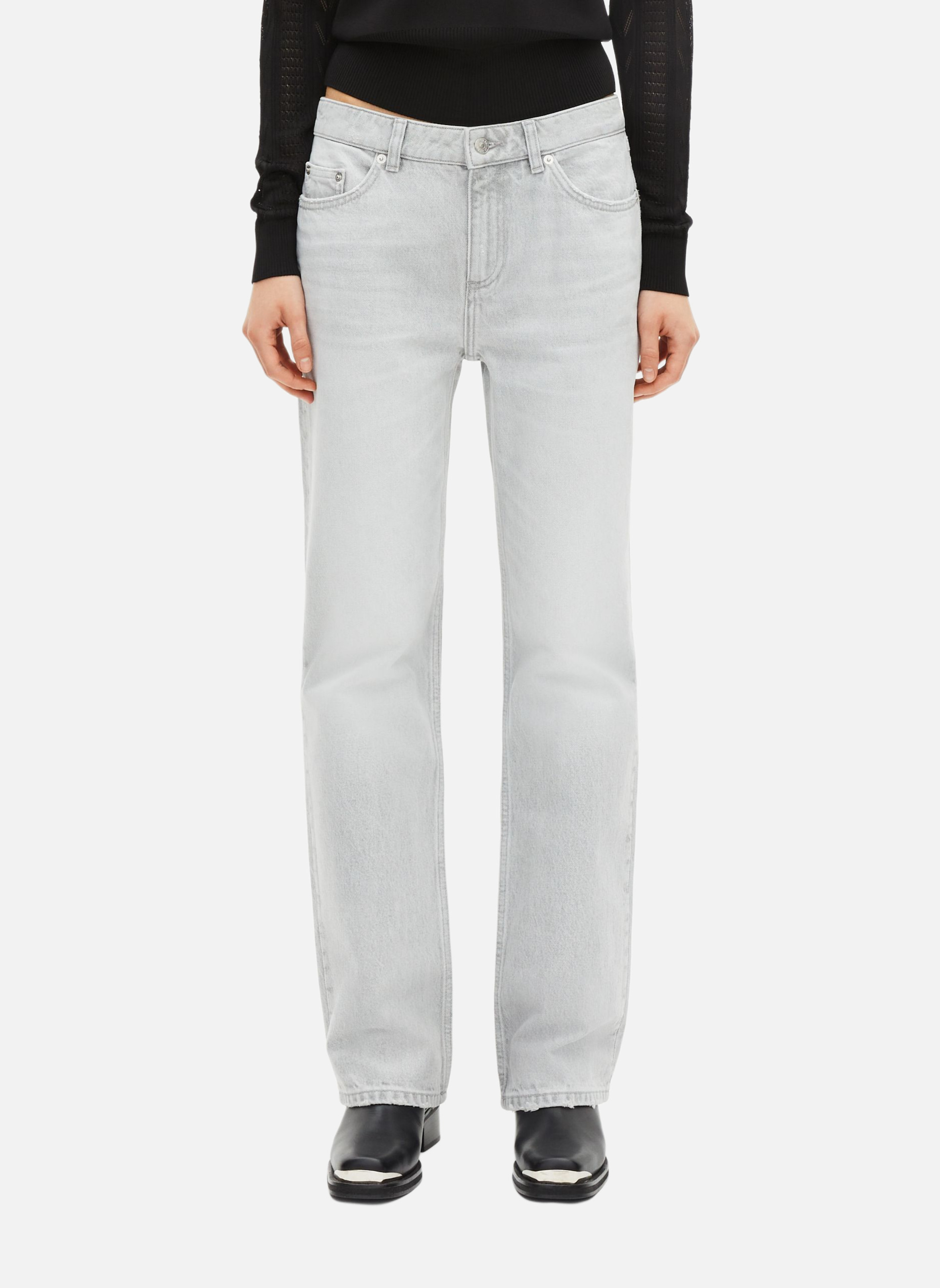 - Straight-leg jeans
- 5 pockets
- Straight cut
- Faded effect THE KOOPLES Grey